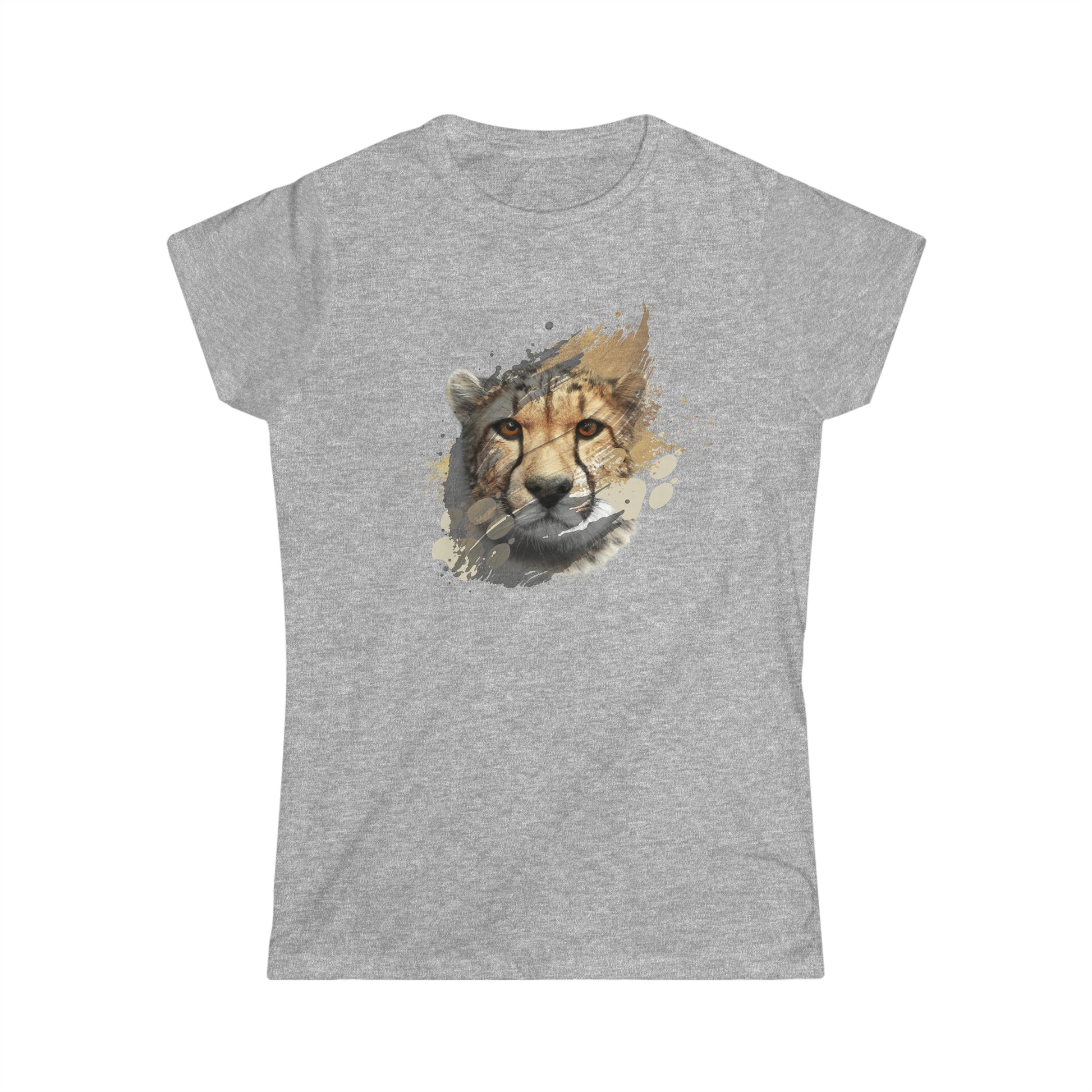 Women's Softstyle Tee - CHEETAH - 12 SECONDS APPAREL