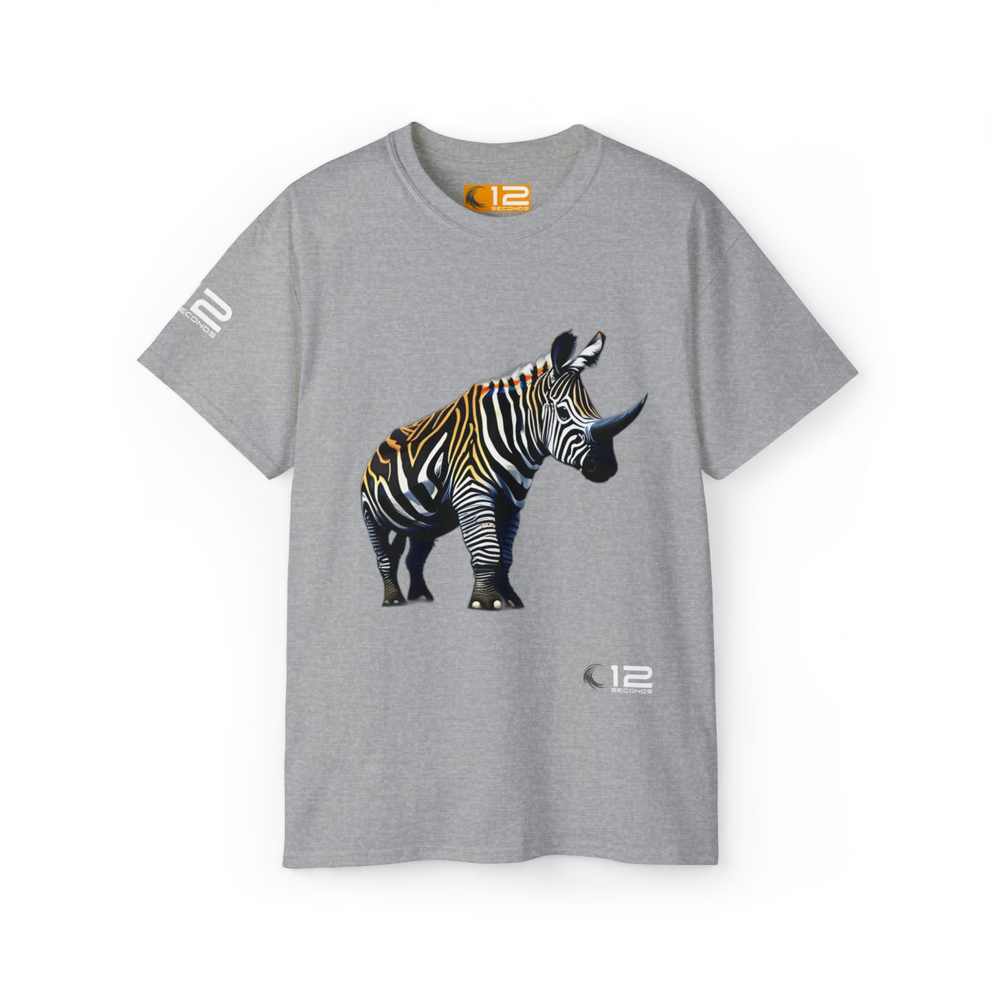 Unisex Ultra Cotton Tee - RHINO KWAGGA - 12 SECONDS APPAREL