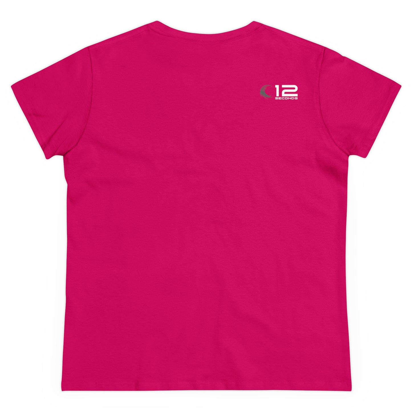 Women's Midweight Cotton Tee - OCEAN BEACH PINK LEMONADE - 12 SECONDS APPAREL