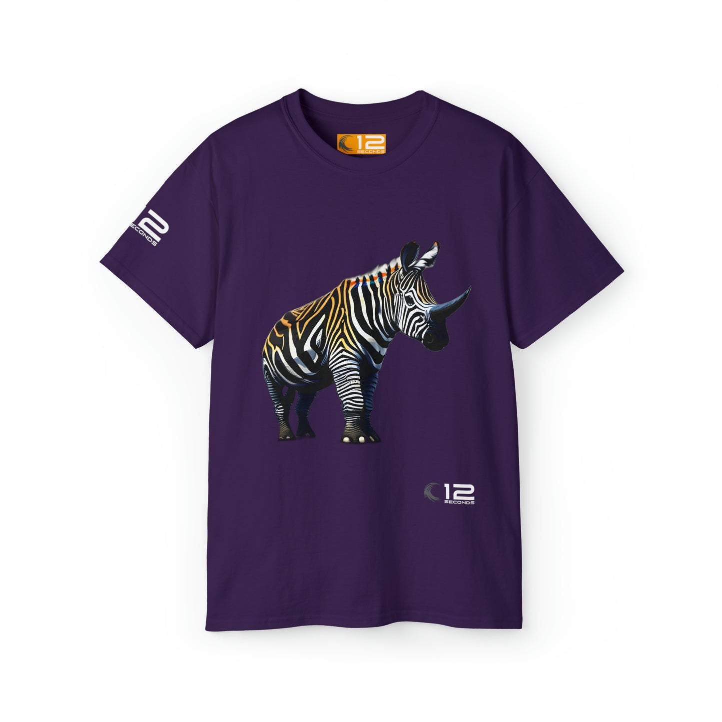 Unisex Ultra Cotton Tee - RHINO KWAGGA - 12 SECONDS APPAREL