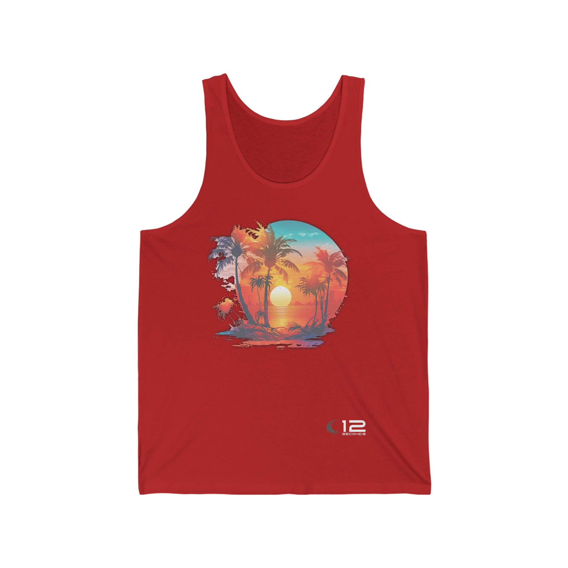 Jersey Tank - TROPICAL SUNSET - 12 SECONDS APPAREL