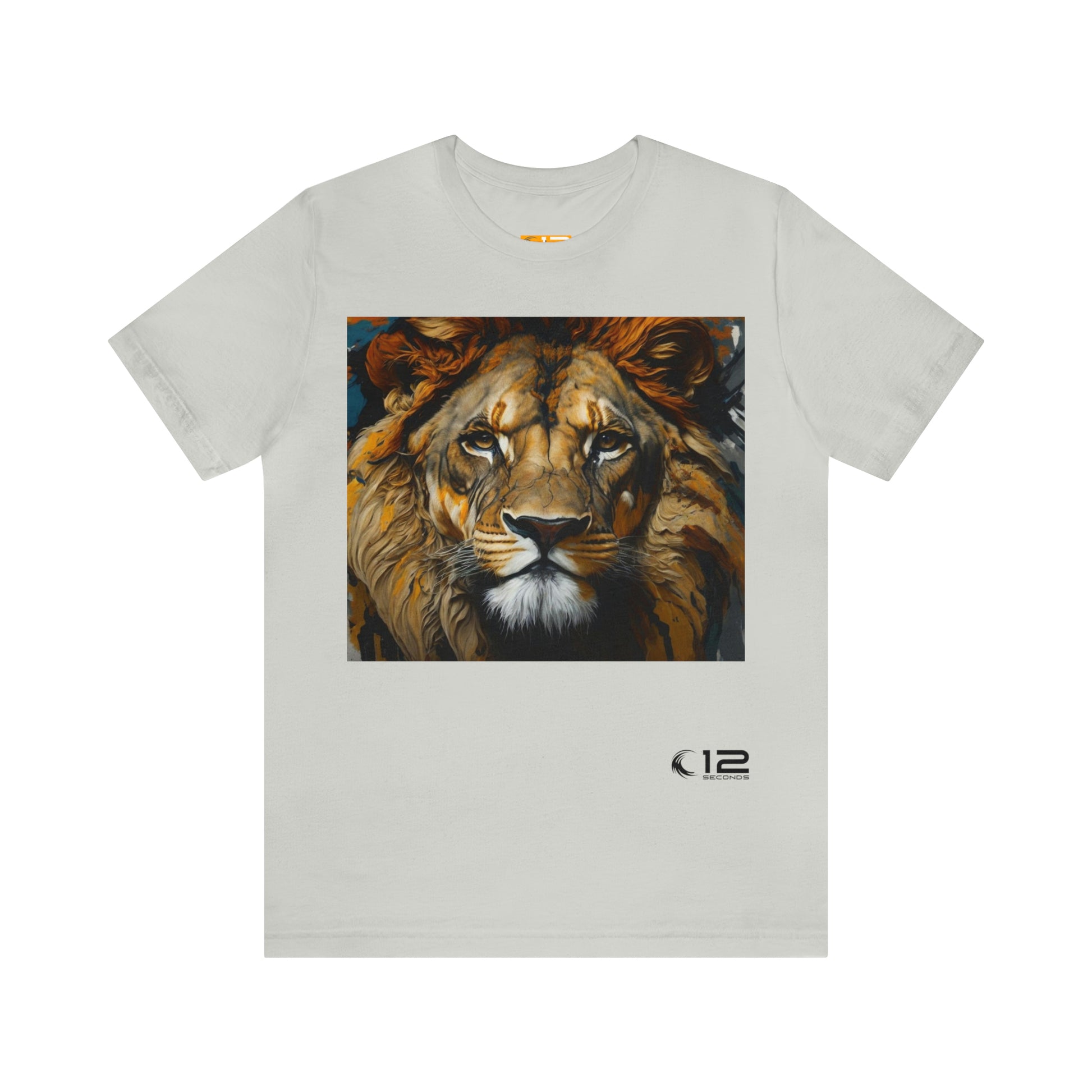 Jersey Cotton Tee - ABSTRACT LION - 12 SECONDS APPAREL