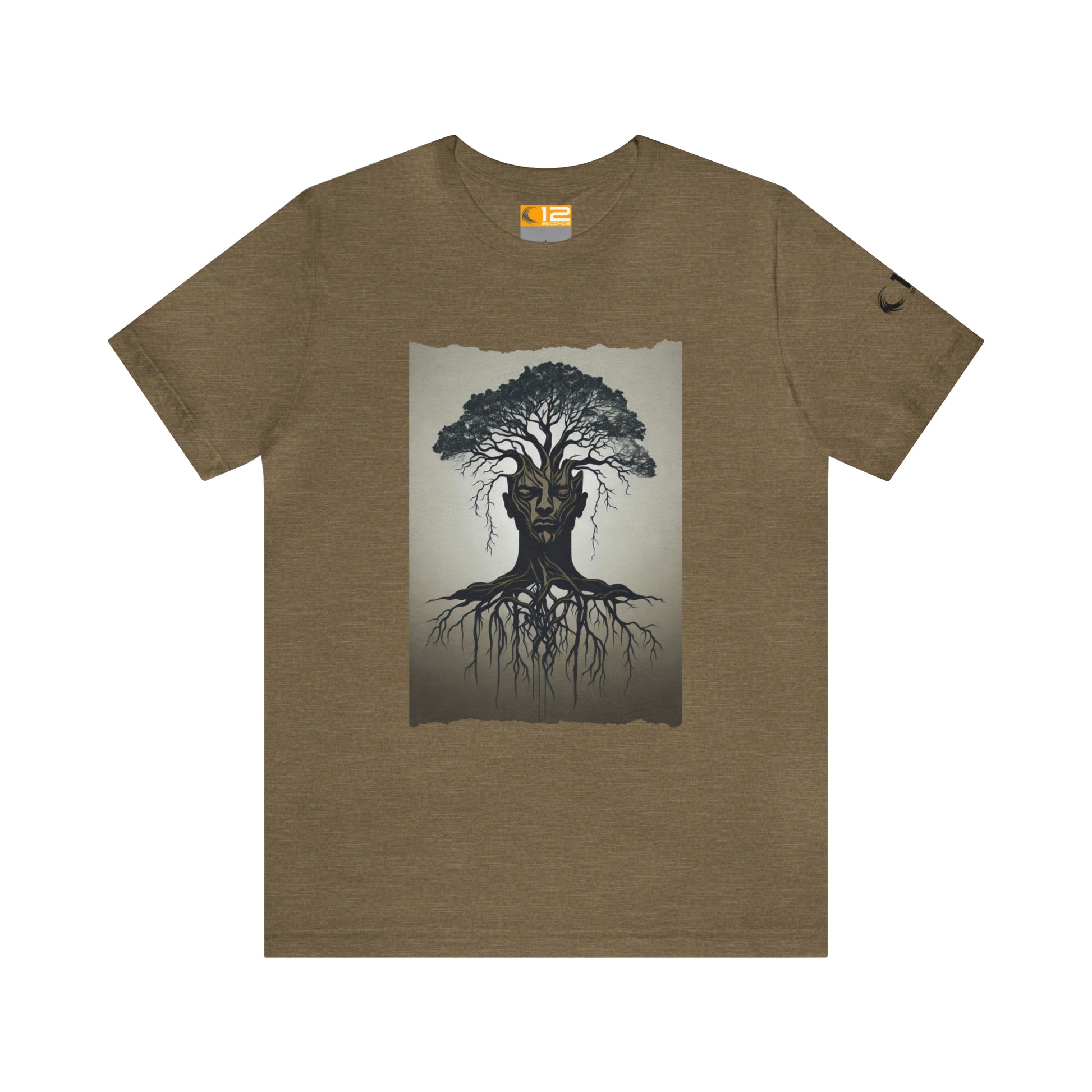 Unisex Jersey Short Sleeve Tee - ROOTED MIND - 12 SECONDS APPAREL