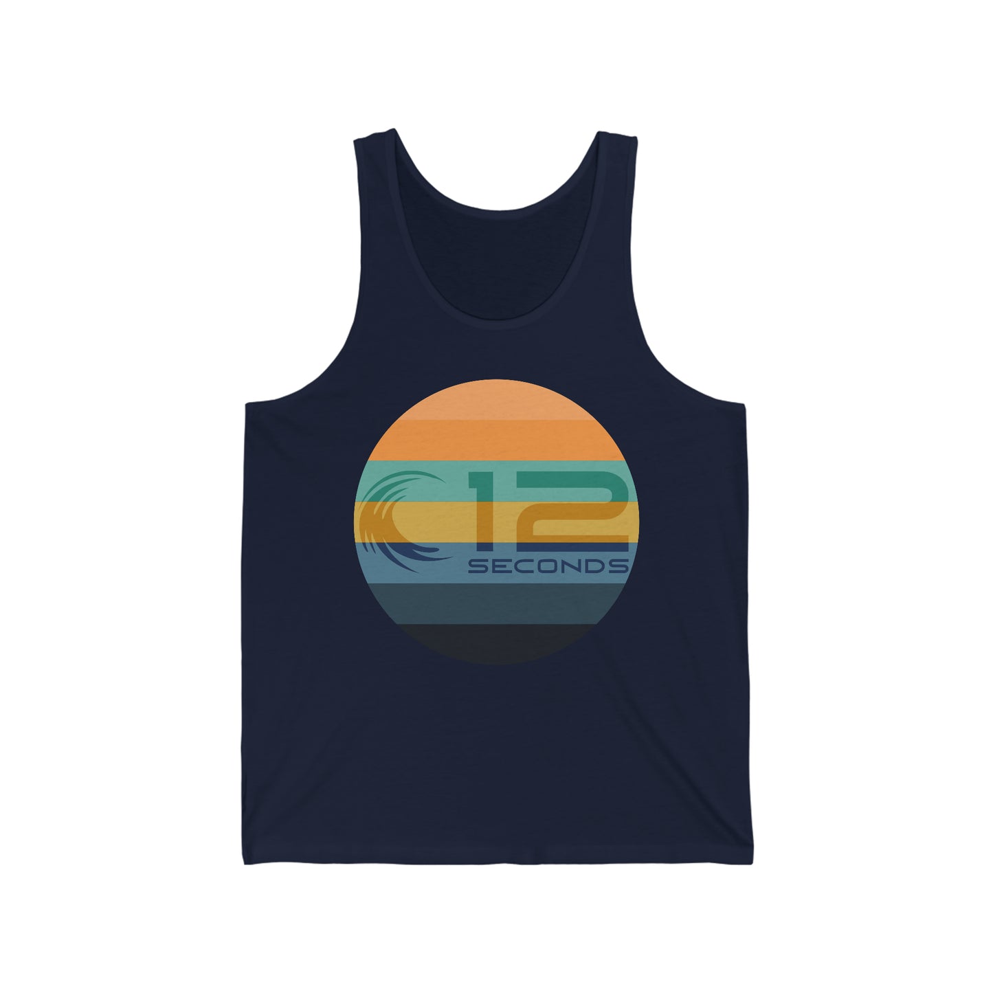 Jersey Tank - RETRO JOY SUNSET - 12 SECONDS APPAREL