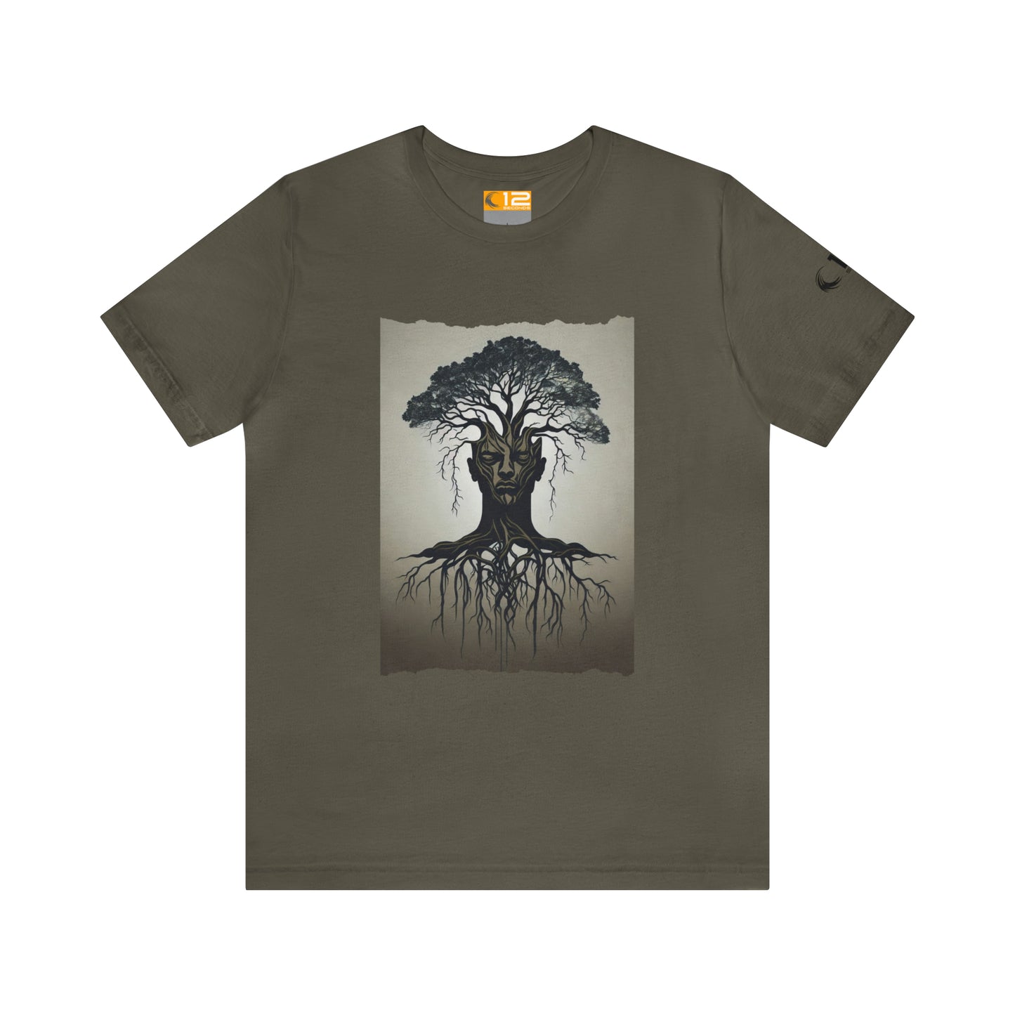 Unisex Jersey Short Sleeve Tee - ROOTED MIND - 12 SECONDS APPAREL