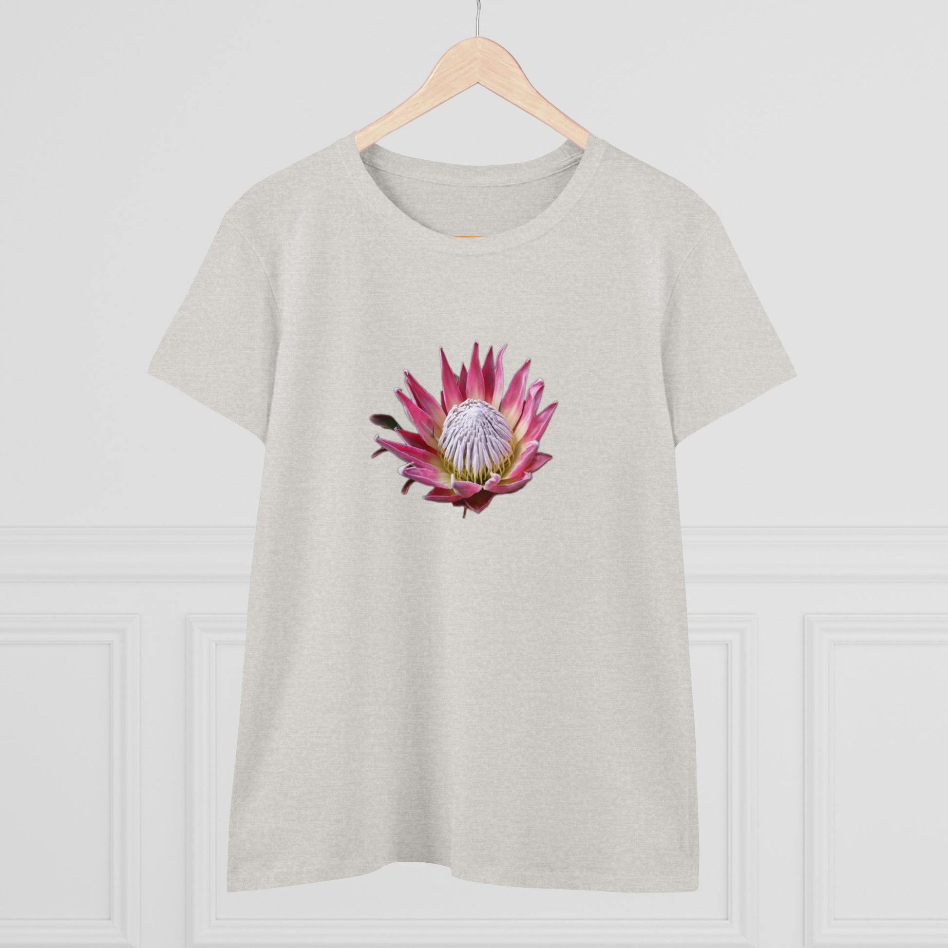 Women's Midweight Cotton Tee - KING PROTEA - 12 SECONDS APPAREL