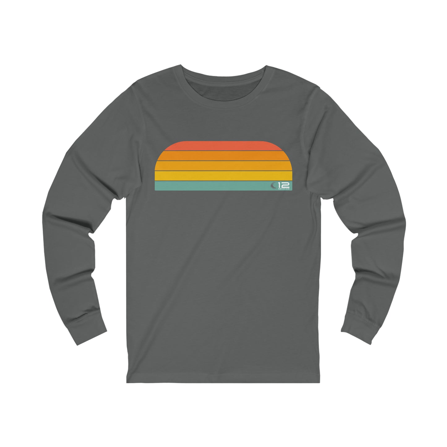 Unisex Jersey Long Sleeve Tee - RAINBOW - 12 SECONDS APPAREL