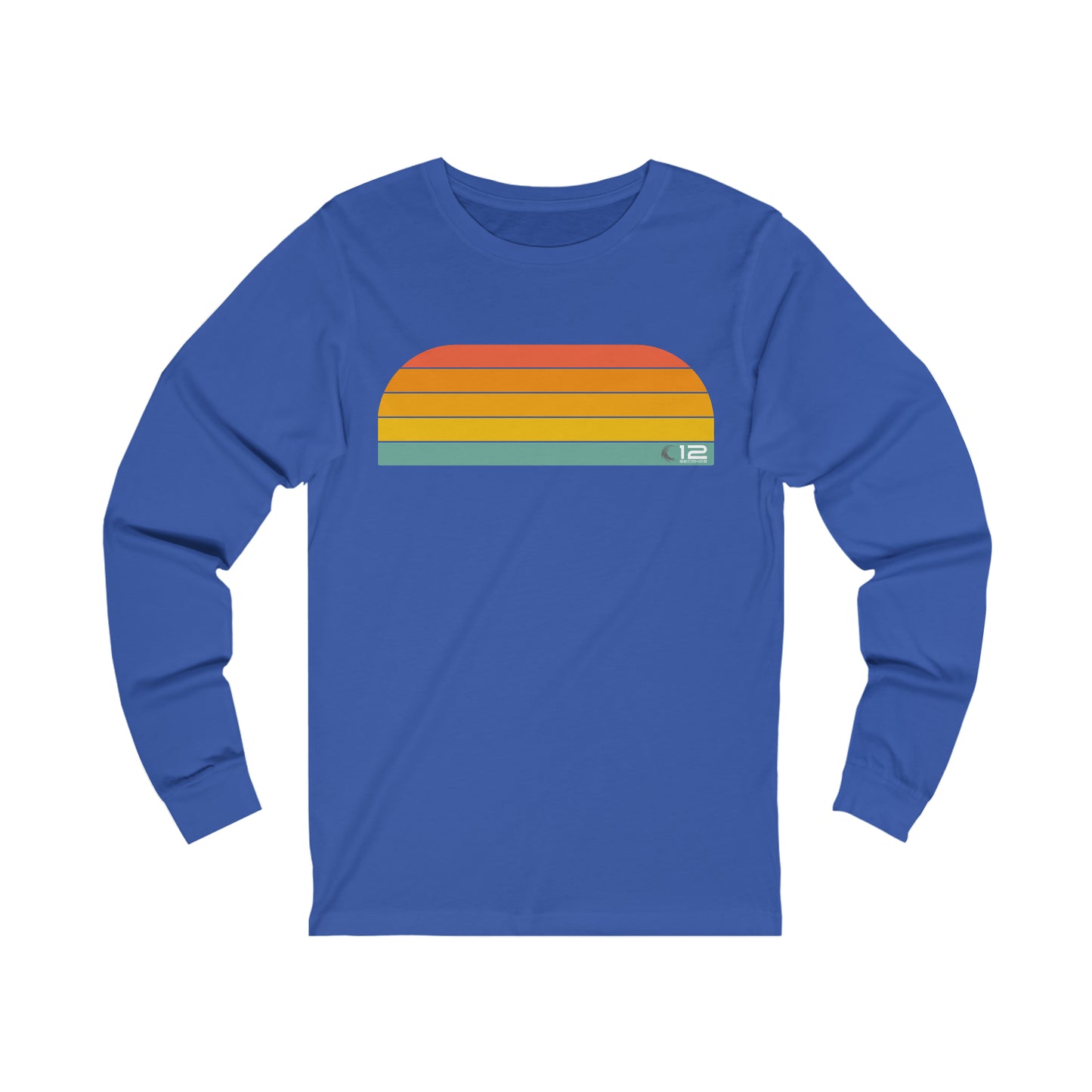 Unisex Jersey Long Sleeve Tee - RAINBOW - 12 SECONDS APPAREL