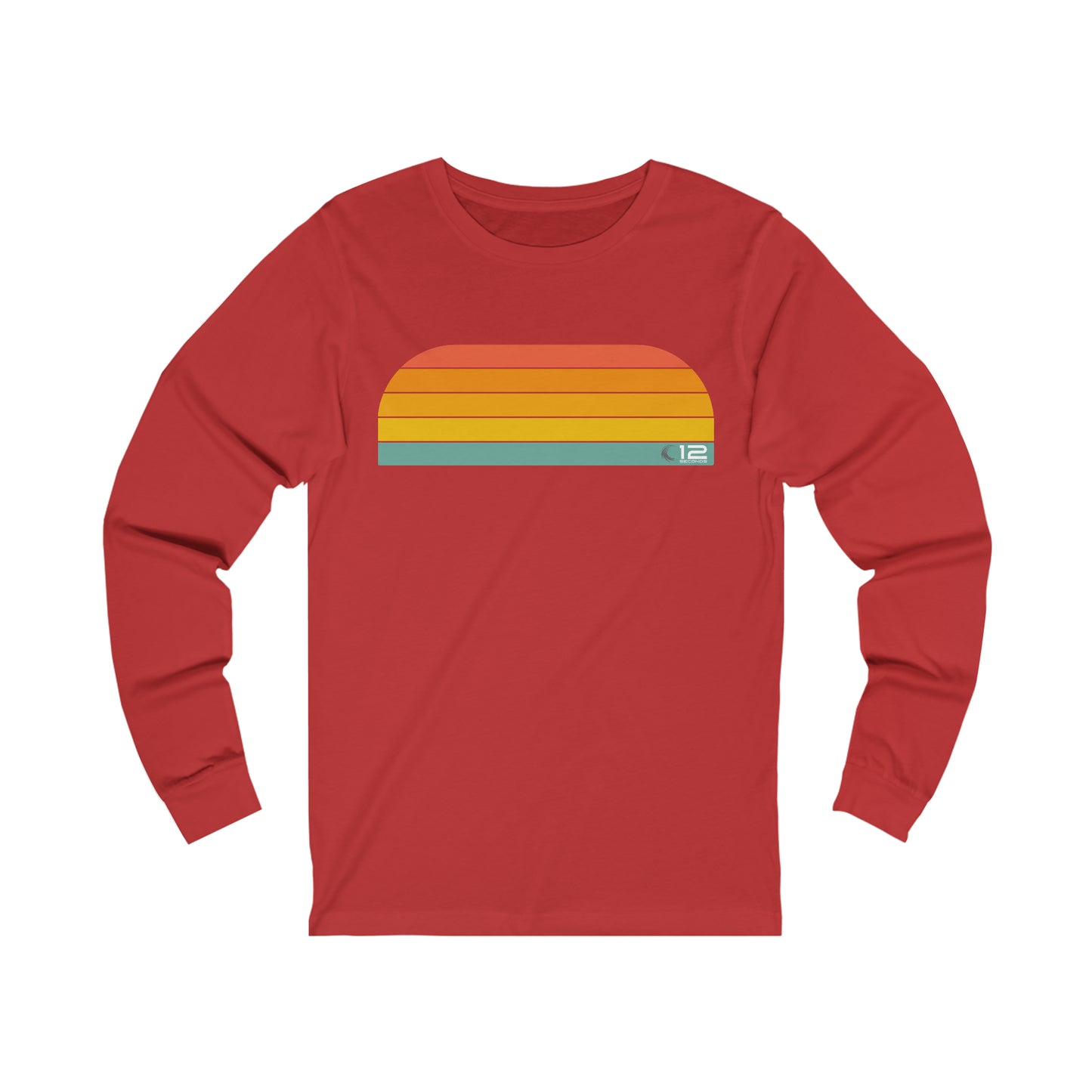 Unisex Jersey Long Sleeve Tee - RAINBOW - 12 SECONDS APPAREL