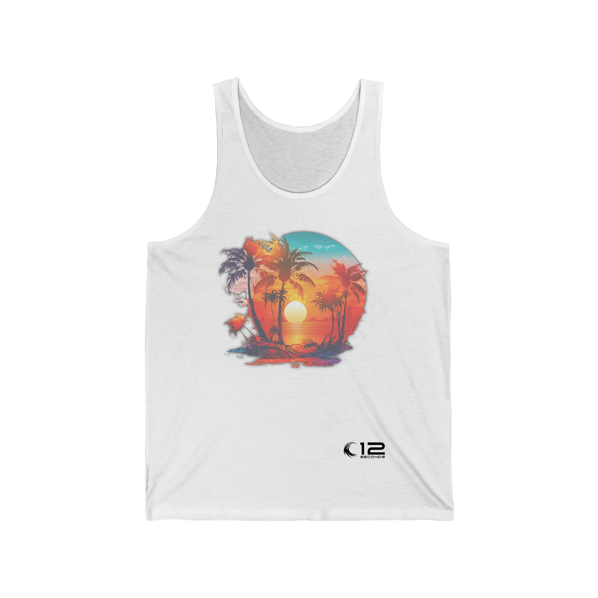 Jersey Tank - TROPICAL SUNSET - 12 SECONDS APPAREL