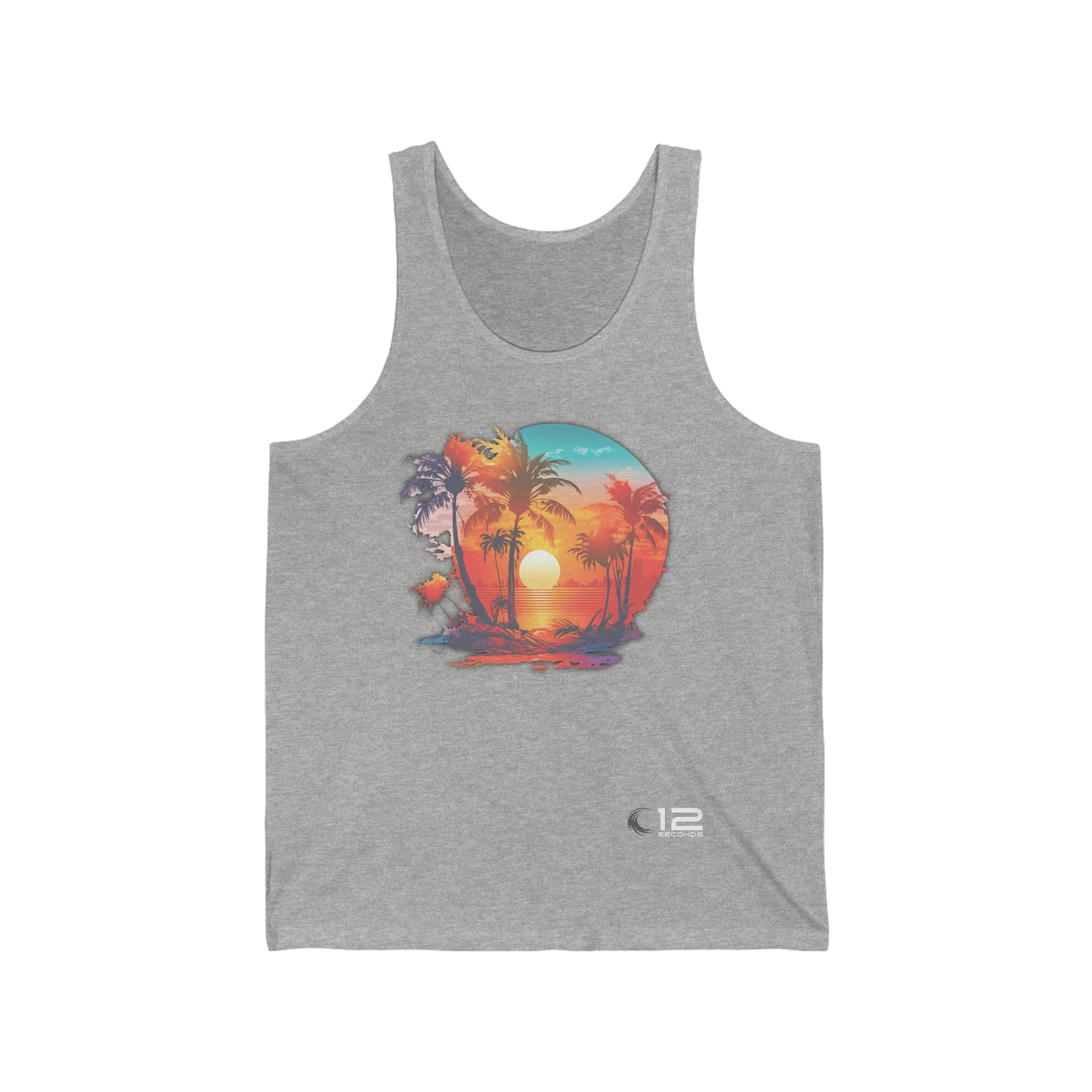 Jersey Tank - TROPICAL SUNSET - 12 SECONDS APPAREL