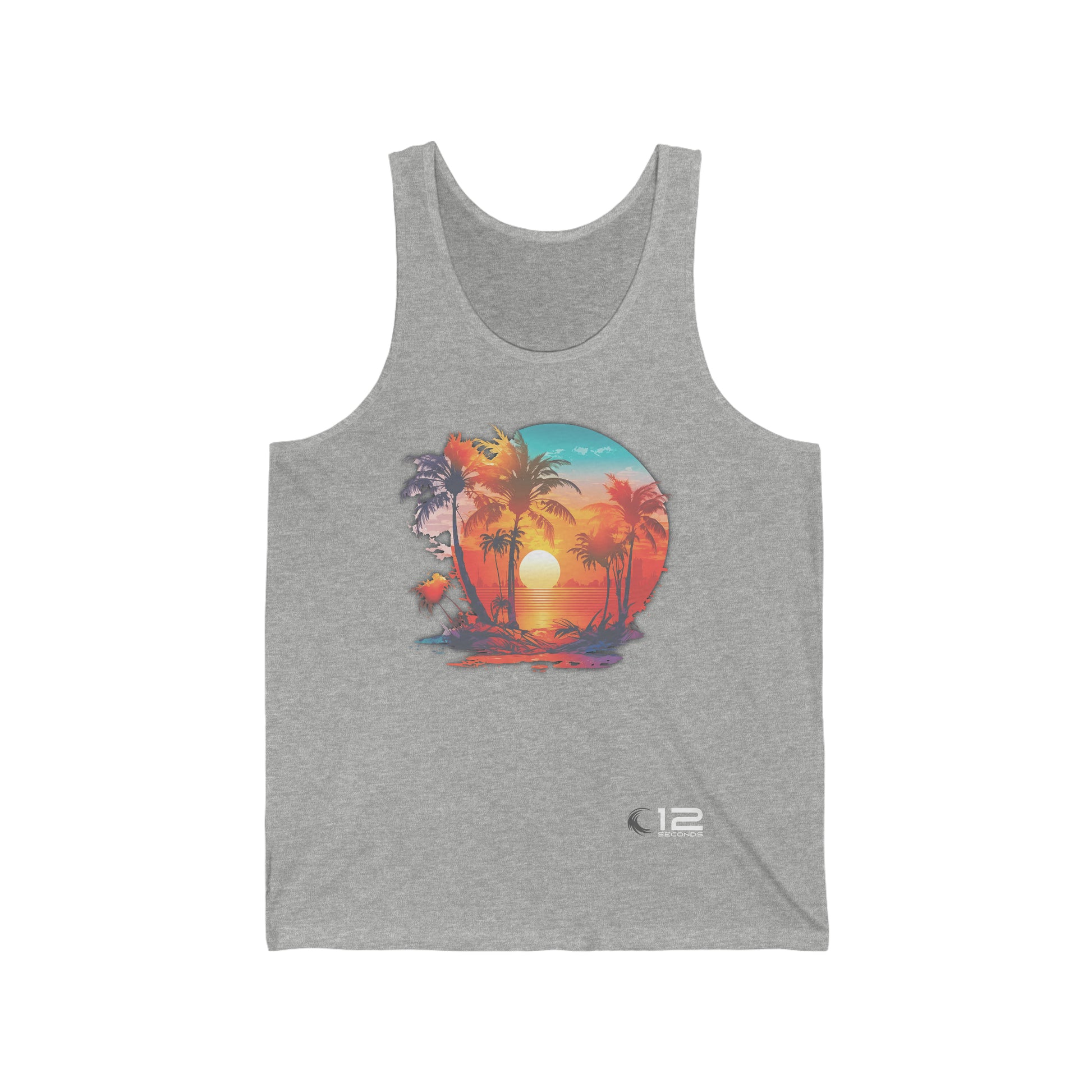 Jersey Tank - TROPICAL SUNSET - 12 SECONDS APPAREL