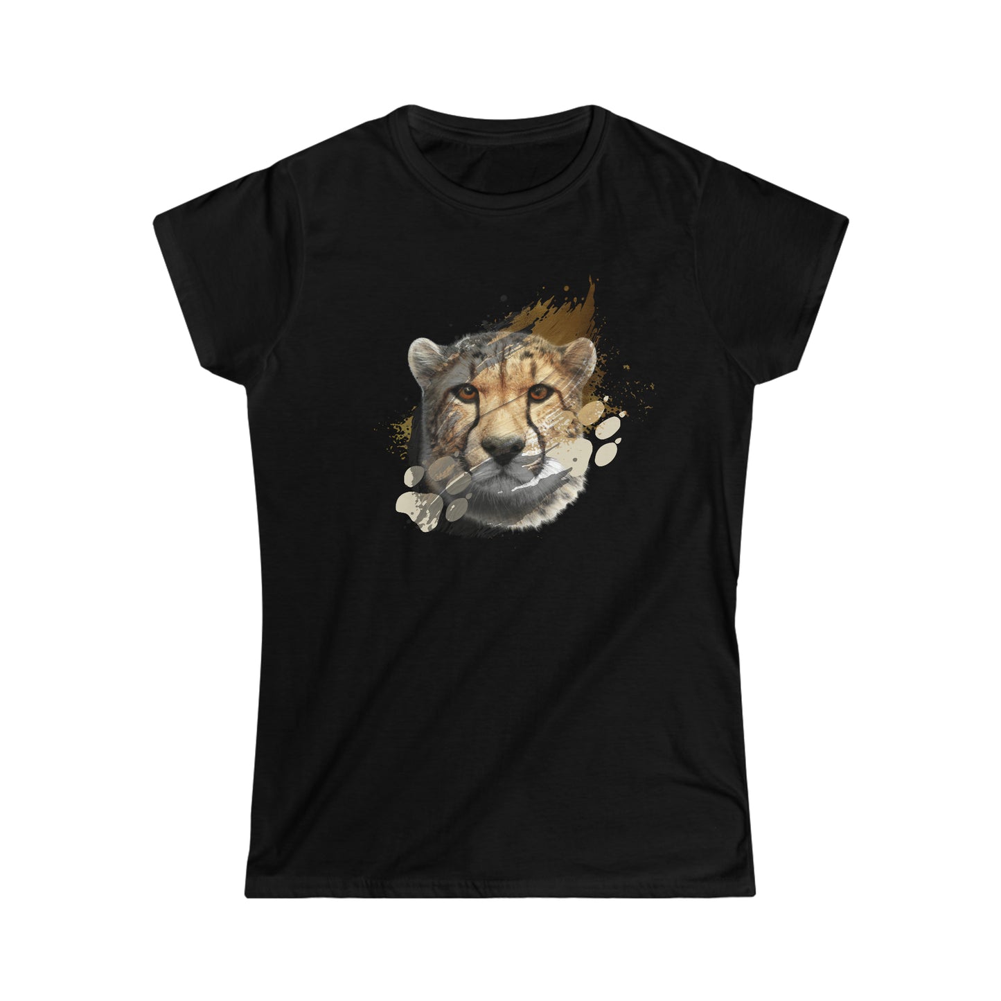 Women's Softstyle Tee - CHEETAH - 12 SECONDS APPAREL