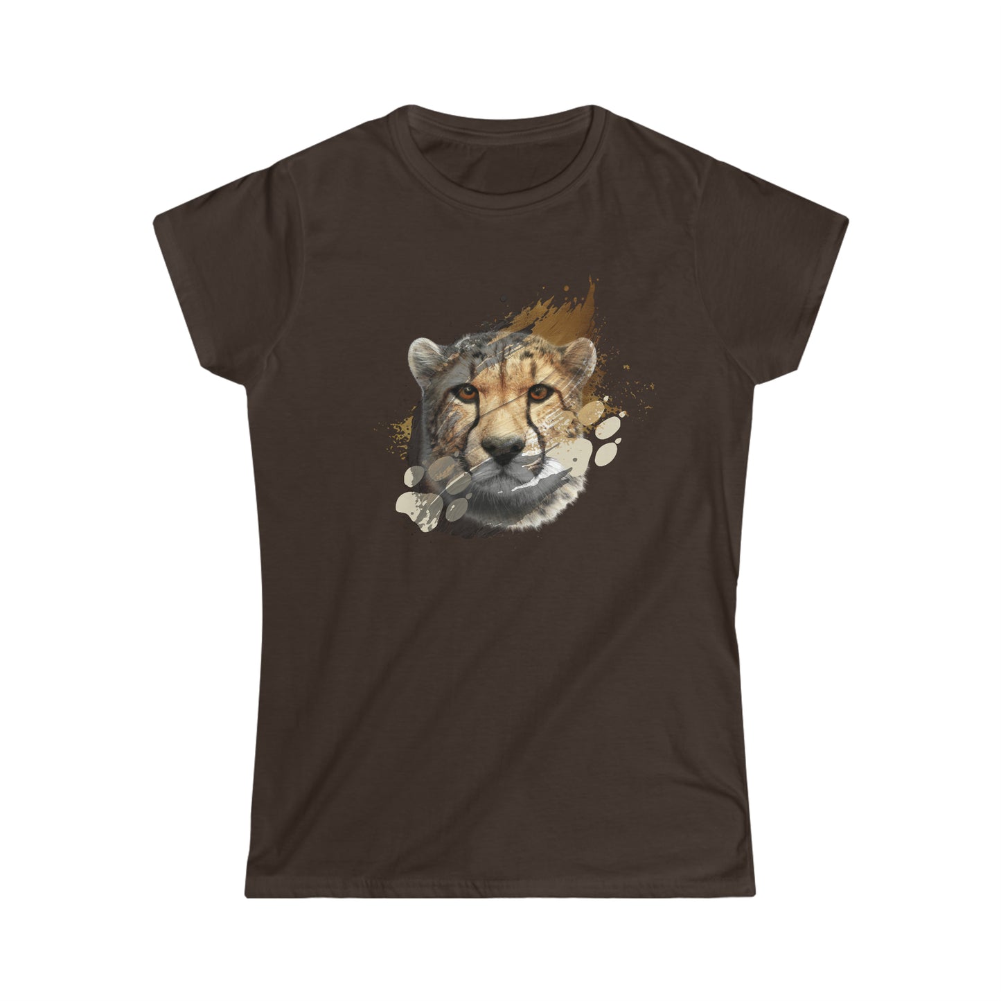 Women's Softstyle Tee - CHEETAH - 12 SECONDS APPAREL