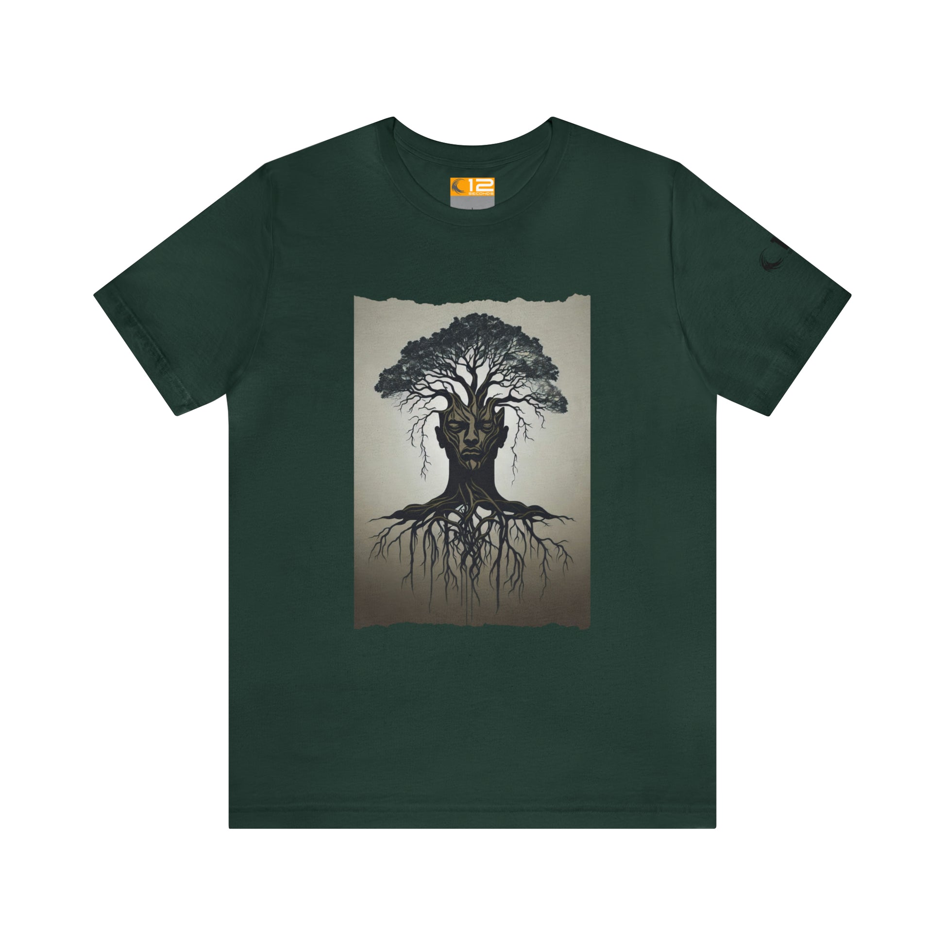 Unisex Jersey Short Sleeve Tee - ROOTED MIND - 12 SECONDS APPAREL