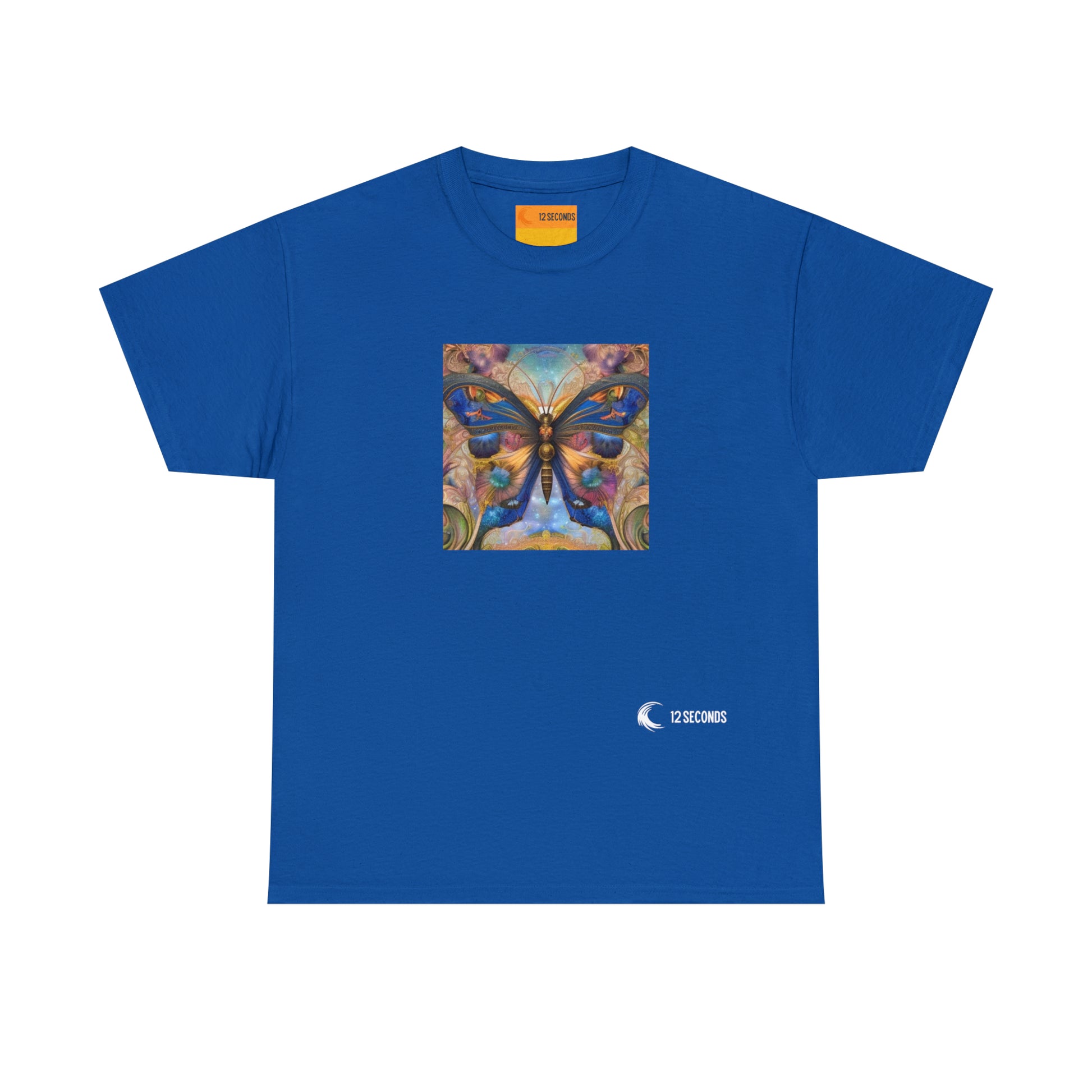 Ladies' Heavy Cotton Tee - BUTTERFLY FANTASY - 12 SECONDS APPAREL