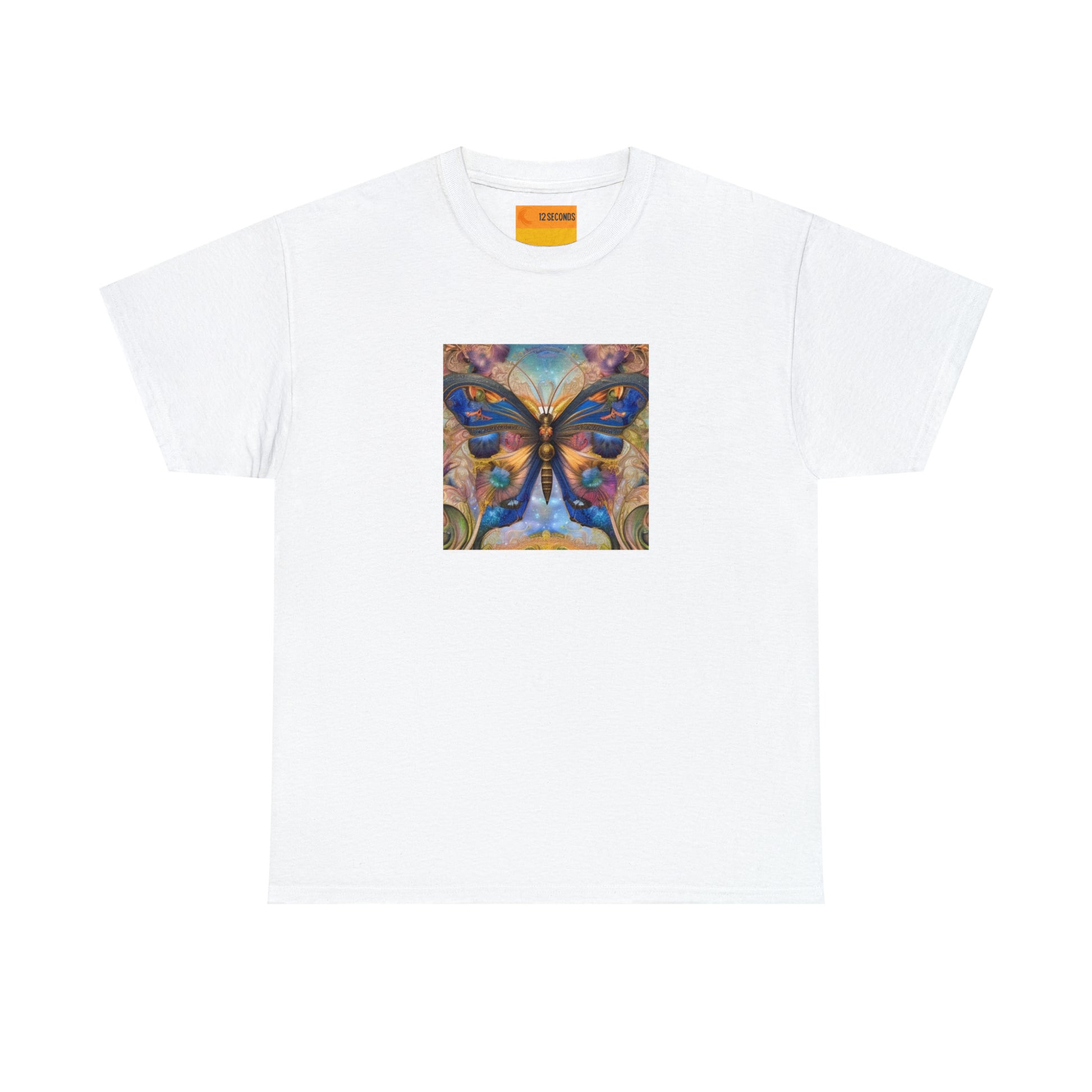 Ladies' Heavy Cotton Tee - BUTTERFLY FANTASY - 12 SECONDS APPAREL