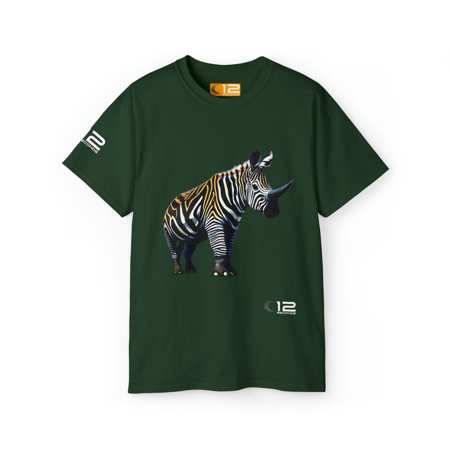 Unisex Ultra Cotton Tee - RHINO KWAGGA - 12 SECONDS APPAREL