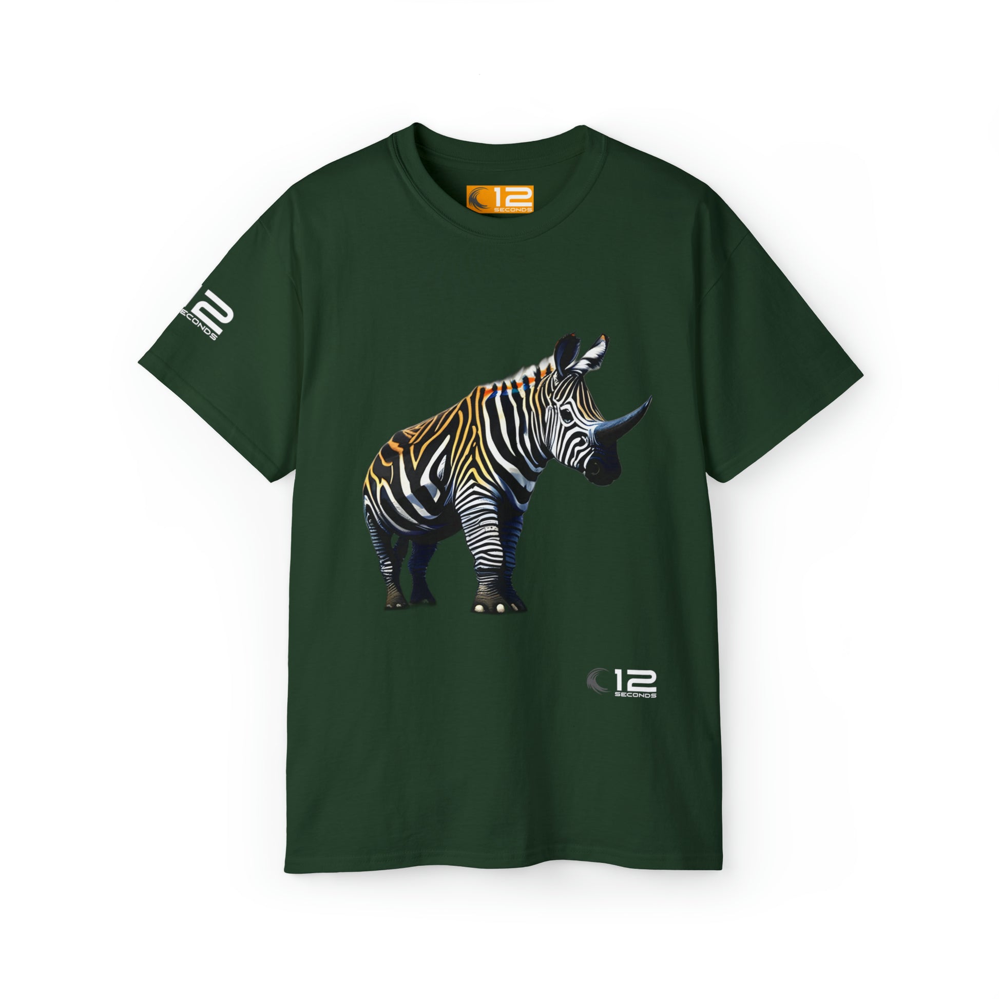 Unisex Ultra Cotton Tee - RHINO KWAGGA - 12 SECONDS APPAREL