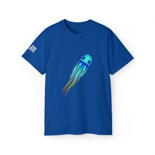 Unisex Ultra Cotton Tee - JELLYFISH FANTASY - 12 SECONDS APPAREL