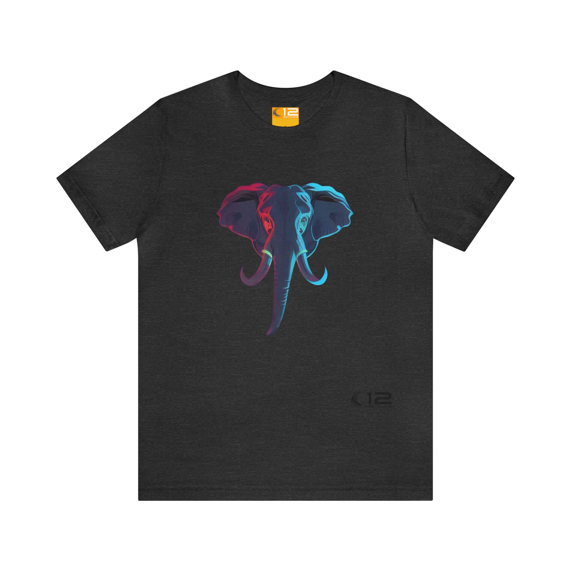 Jersey Short Sleeve Cotton Tee - Elephant - 12 SECONDS APPAREL