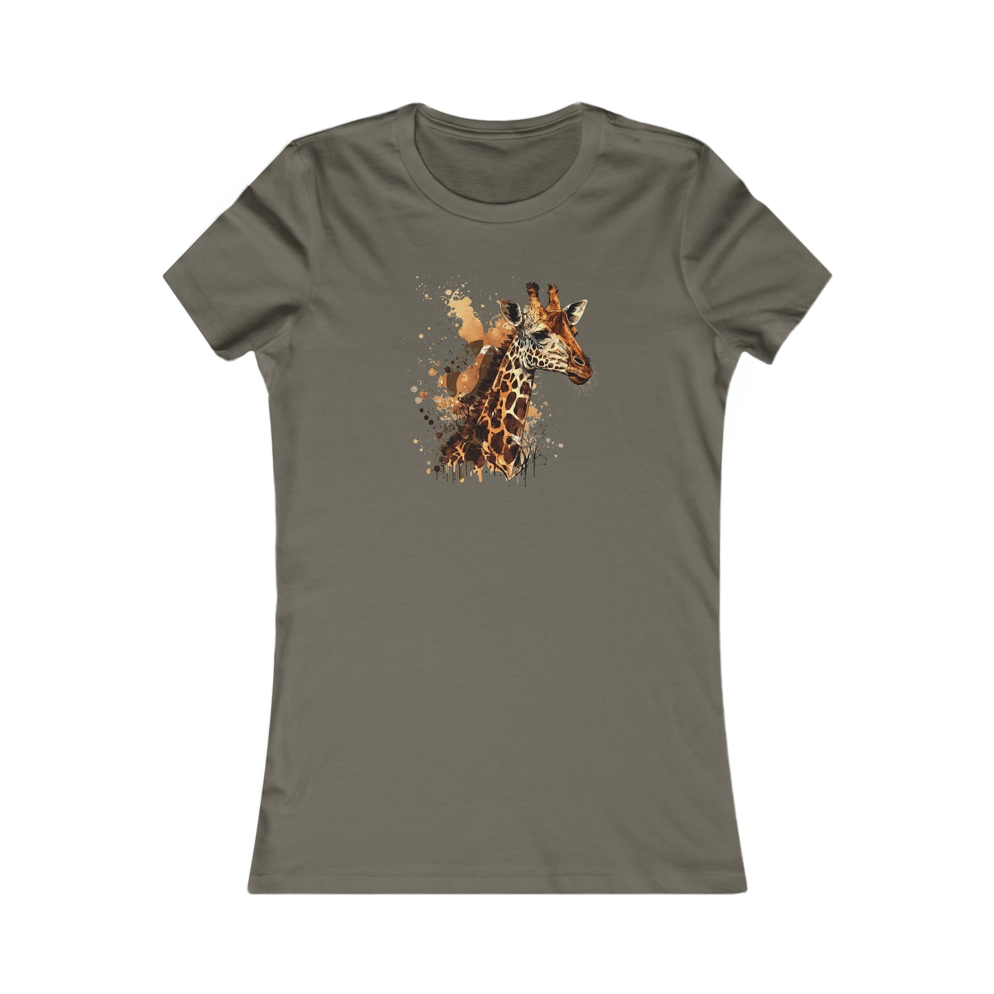 Women's Favorite Tee - GIRAFFE - 12 SECONDS APPAREL