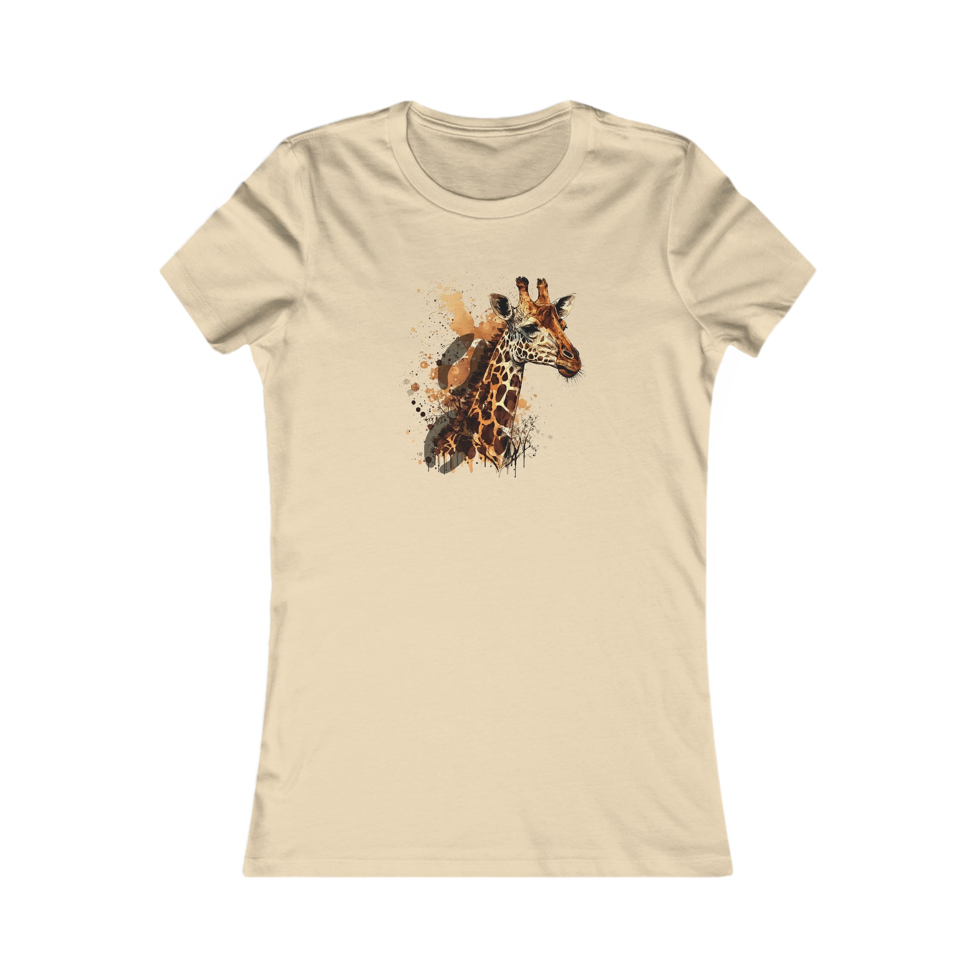 Women's Favorite Tee - GIRAFFE - 12 SECONDS APPAREL