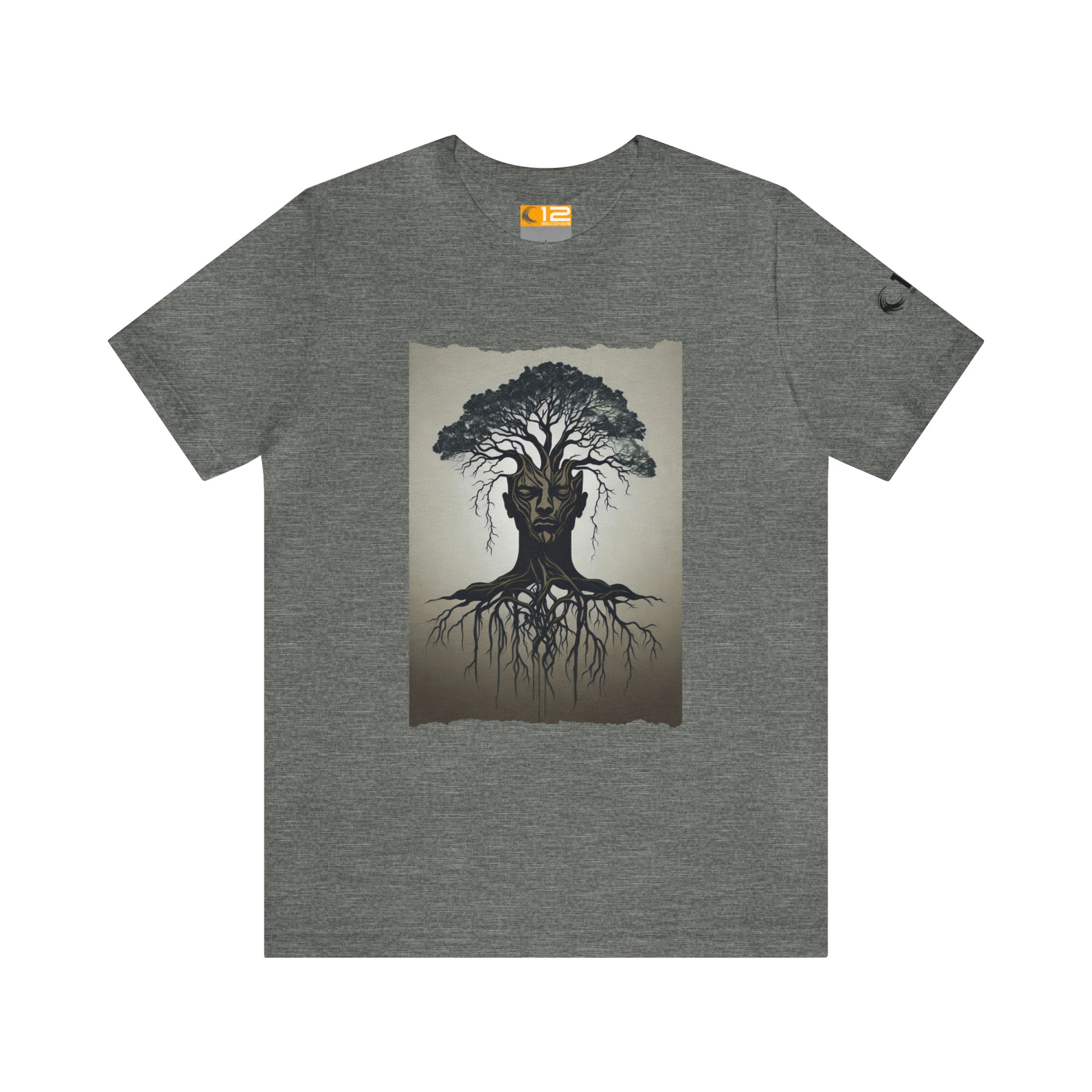 Unisex Jersey Short Sleeve Tee - ROOTED MIND - 12 SECONDS APPAREL