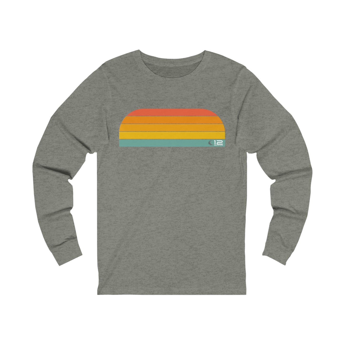 Unisex Jersey Long Sleeve Tee - RAINBOW - 12 SECONDS APPAREL