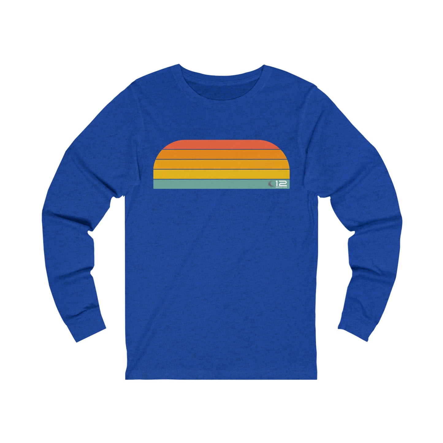 Unisex Jersey Long Sleeve Tee - RAINBOW - 12 SECONDS APPAREL