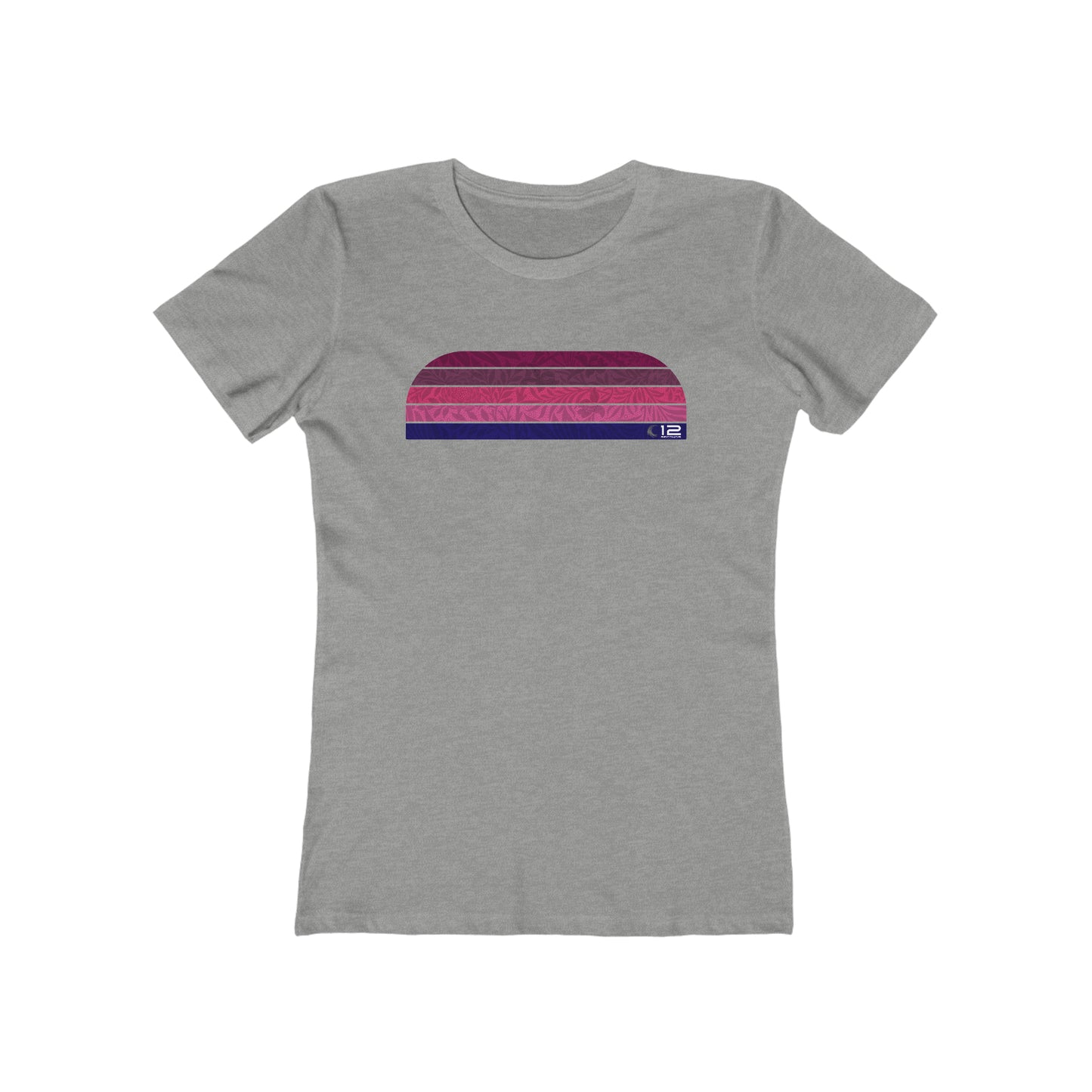 Women's The Boyfriend Tee - SUNSET LILAC WINE - 12 SECONDS APPAREL