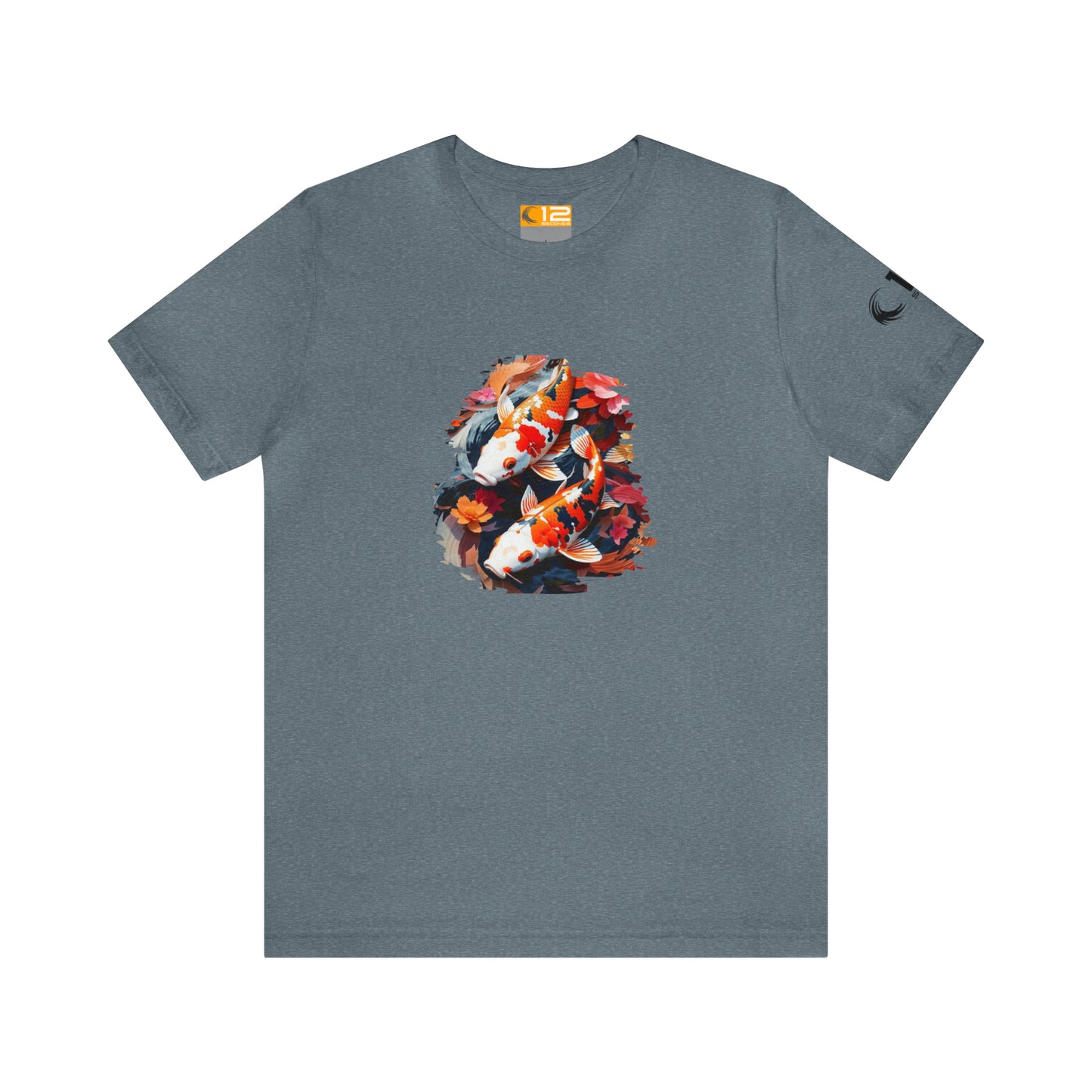 Jersey Short Sleeve Tee - FLORAL KOI - 12 SECONDS APPAREL