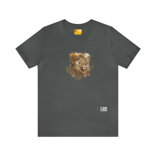 Unisex Jersey Short Sleeve Tee - LION PAW - 12 SECONDS APPAREL