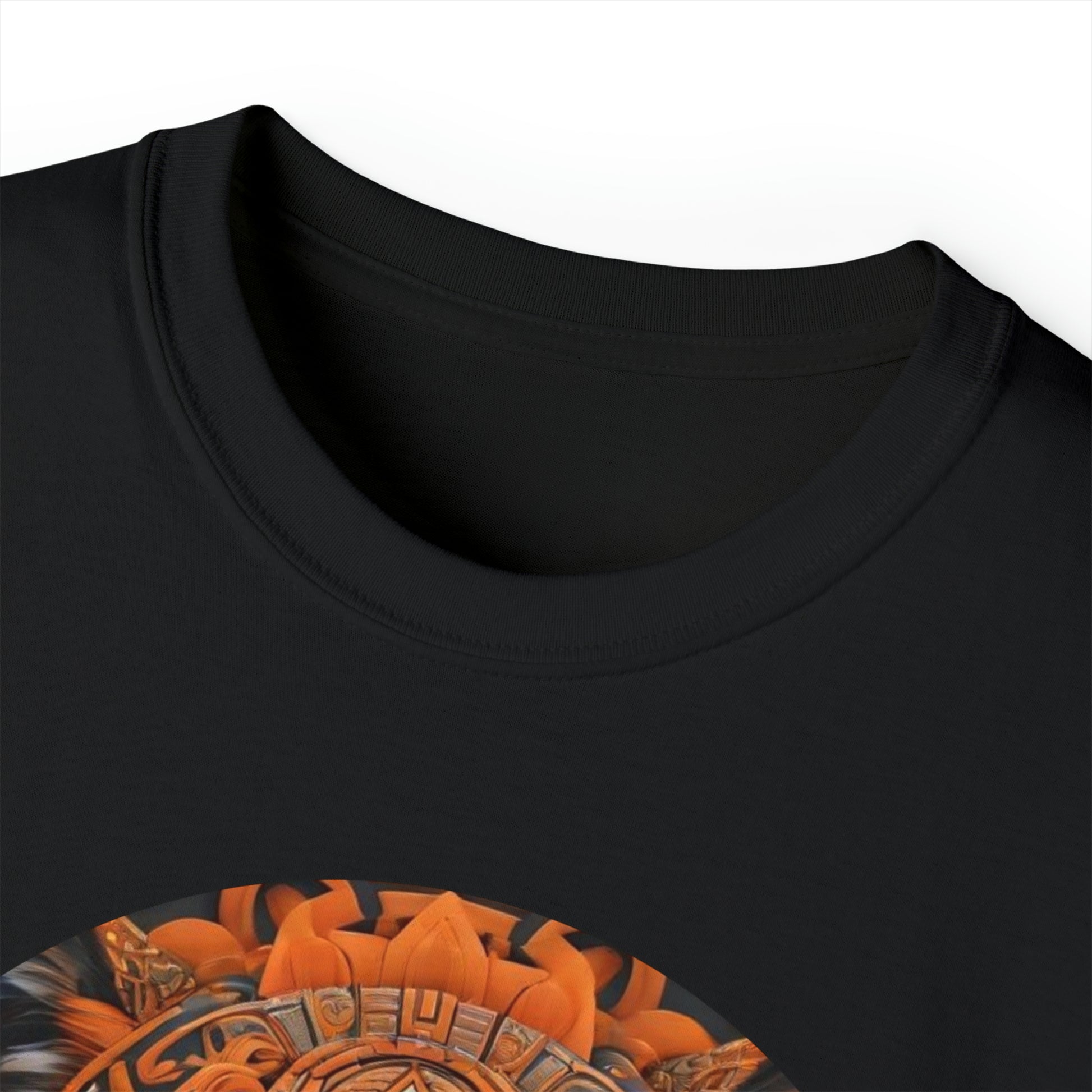 Unisex Ultra Cotton Tee - AZTEC PANTHER - ORANGE - 12 SECONDS APPAREL