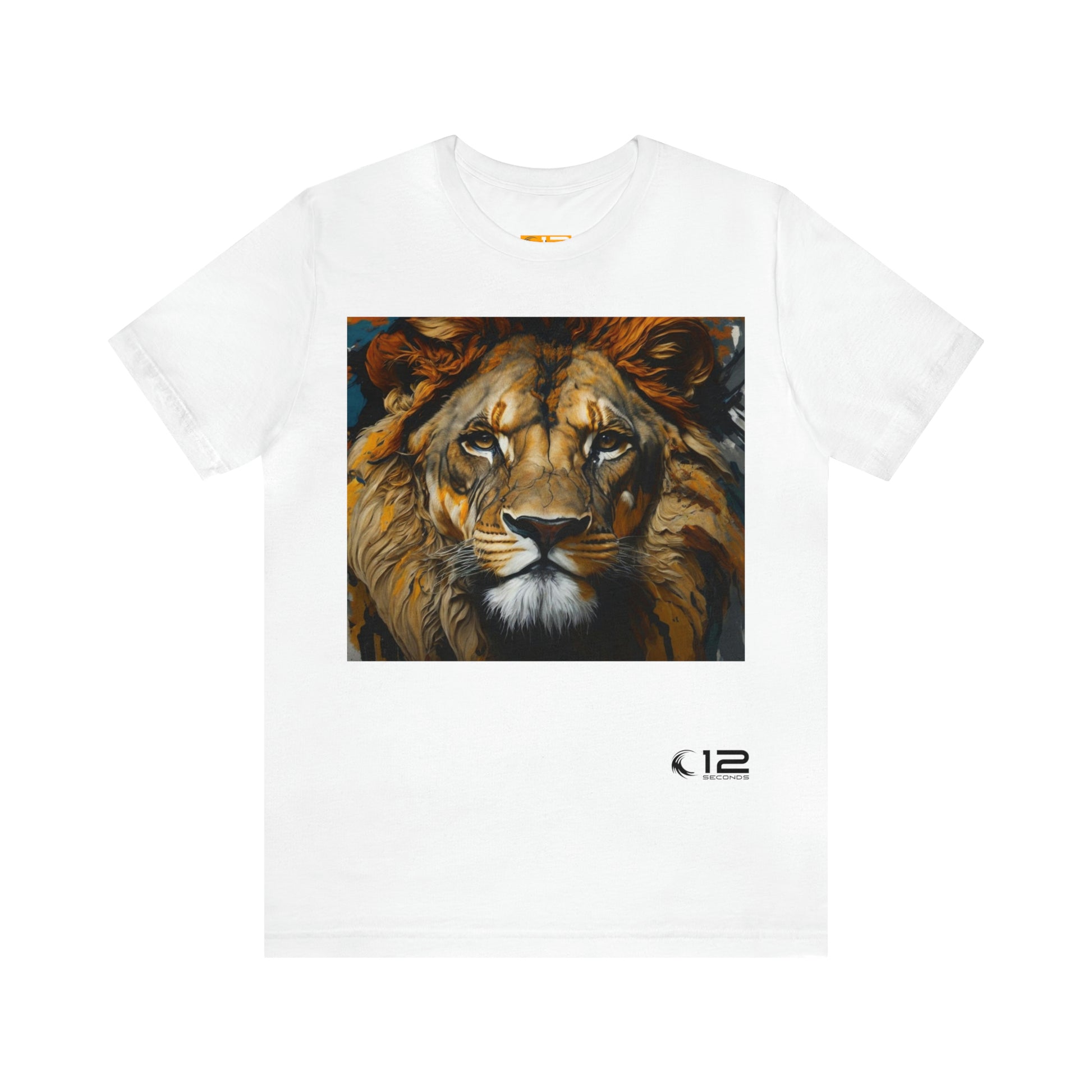 Jersey Cotton Tee - ABSTRACT LION - 12 SECONDS APPAREL