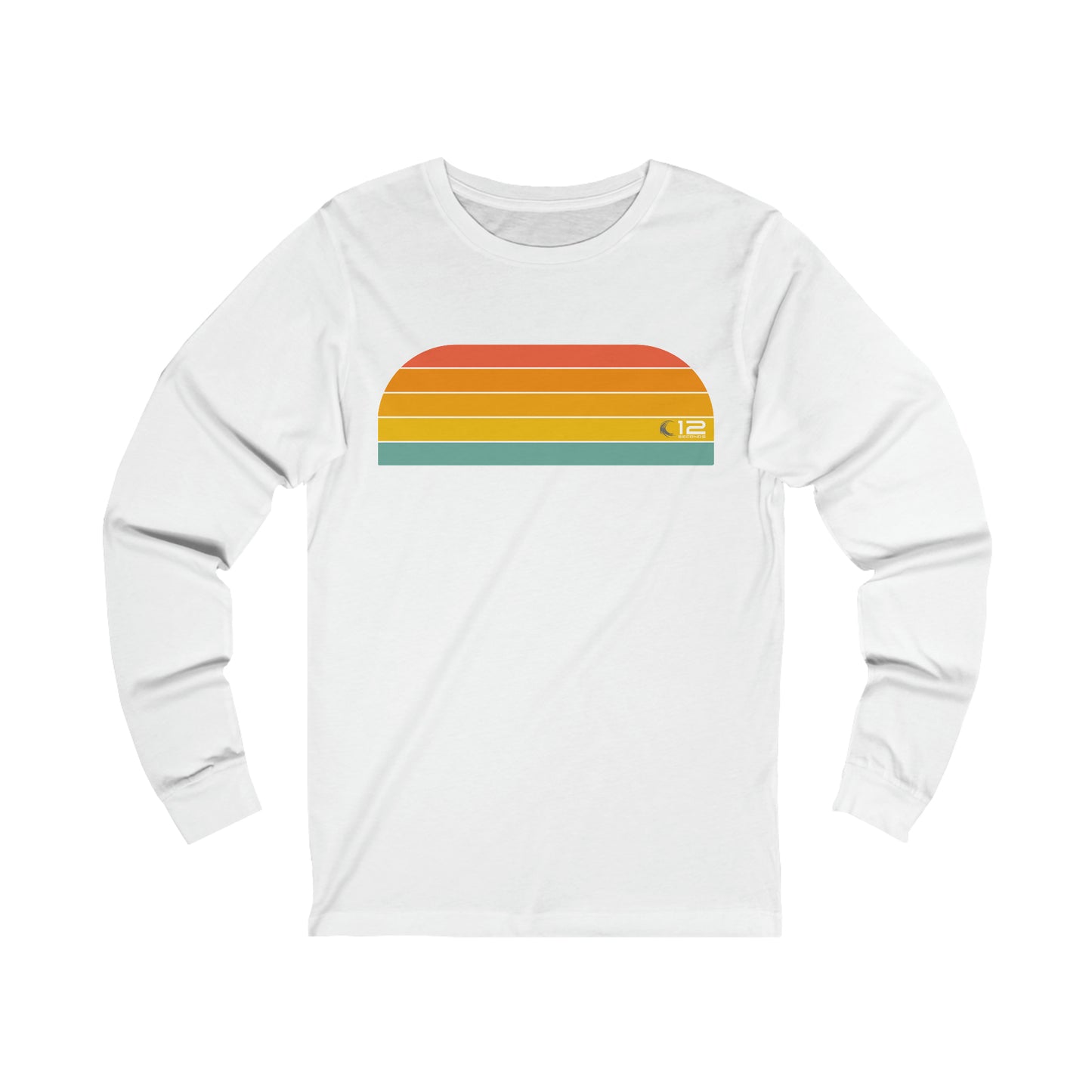 Unisex Jersey Long Sleeve Tee - RAINBOW - 12 SECONDS APPAREL