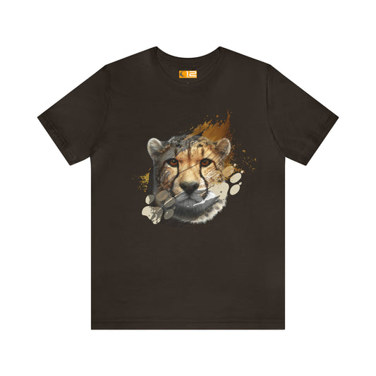 Jersey Short Sleeve Tee - CHEETAH - 12 SECONDS APPAREL