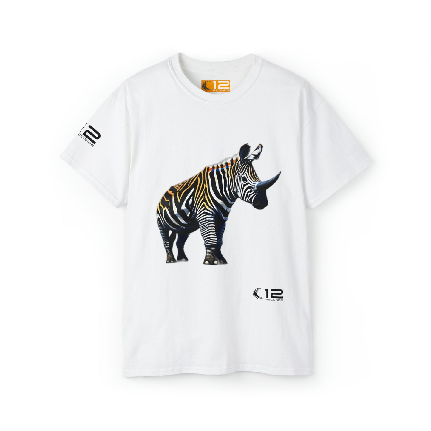 Unisex Ultra Cotton Tee - RHINO KWAGGA - 12 SECONDS APPAREL