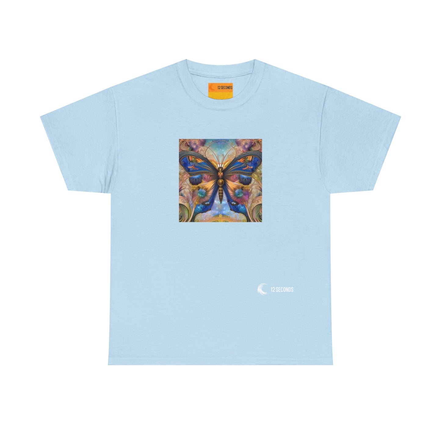 Ladies' Heavy Cotton Tee - BUTTERFLY FANTASY - 12 SECONDS APPAREL