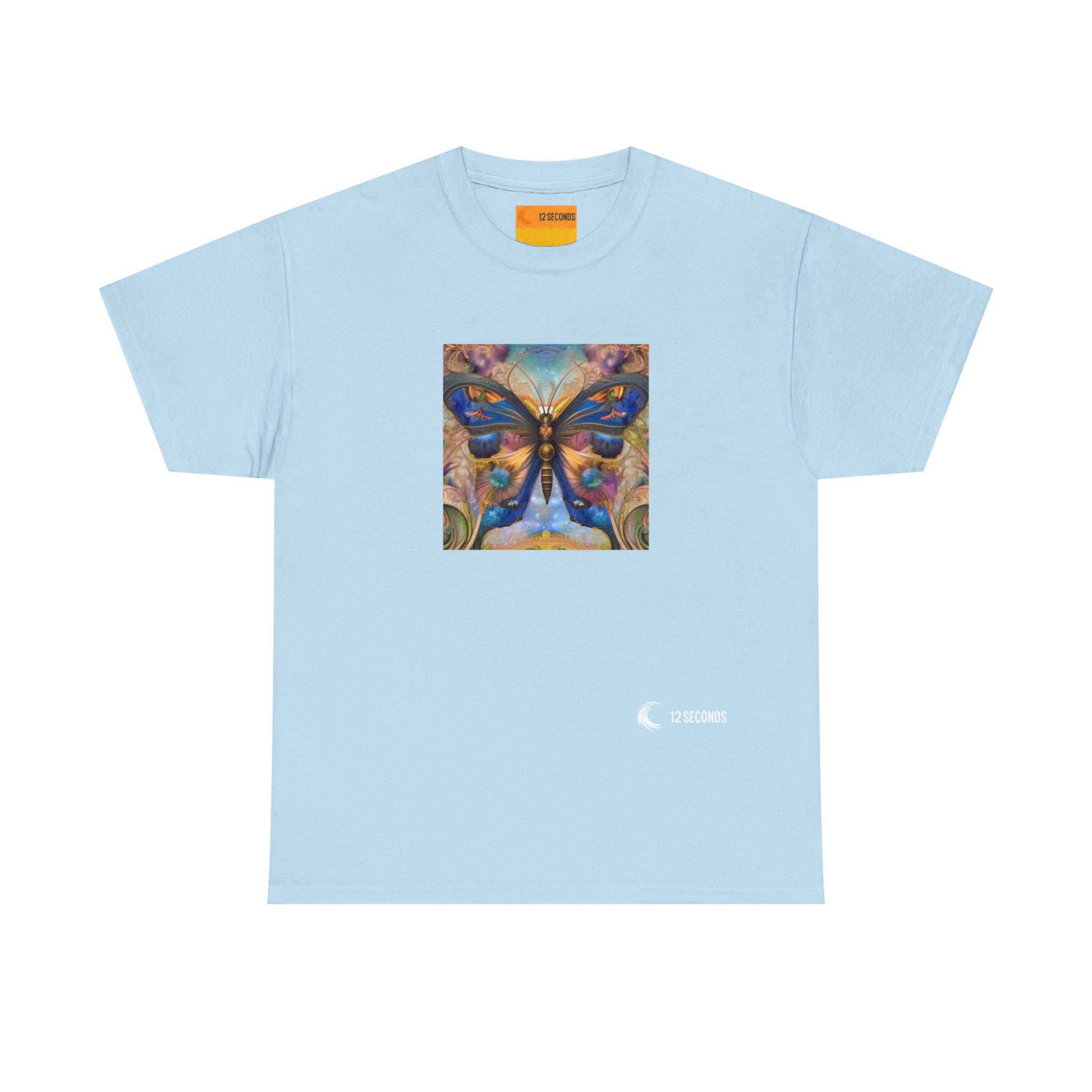 Ladies' Heavy Cotton Tee - BUTTERFLY FANTASY - 12 SECONDS APPAREL