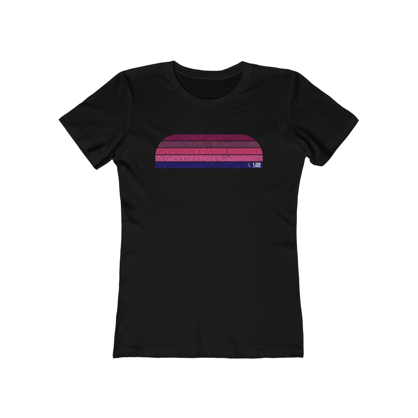 Women's The Boyfriend Tee - SUNSET LILAC WINE - 12 SECONDS APPAREL