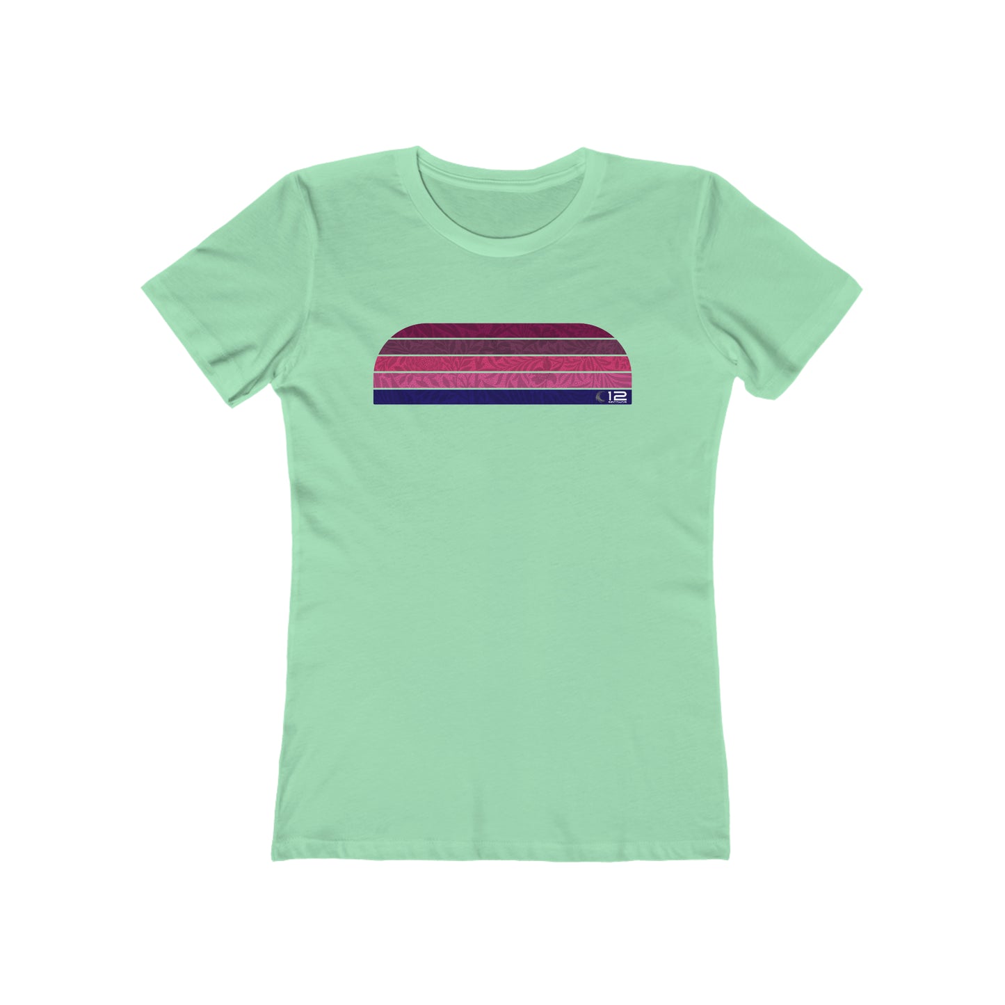 Women's The Boyfriend Tee - SUNSET LILAC WINE - 12 SECONDS APPAREL