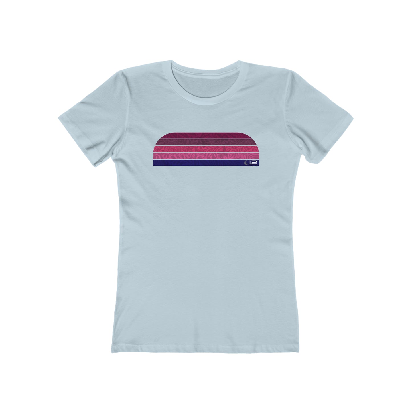 Women's The Boyfriend Tee - SUNSET LILAC WINE - 12 SECONDS APPAREL