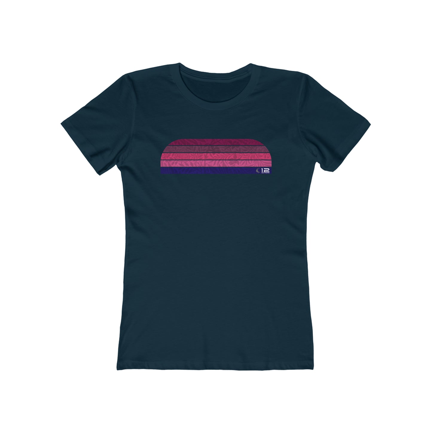 Women's The Boyfriend Tee - SUNSET LILAC WINE - 12 SECONDS APPAREL