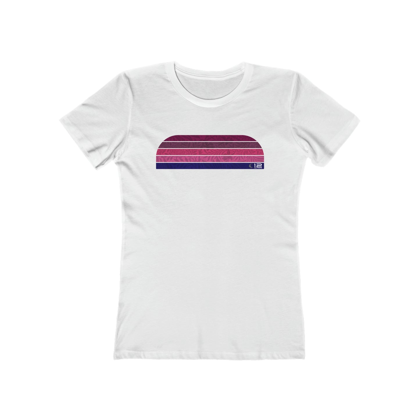 Women's The Boyfriend Tee - SUNSET LILAC WINE - 12 SECONDS APPAREL