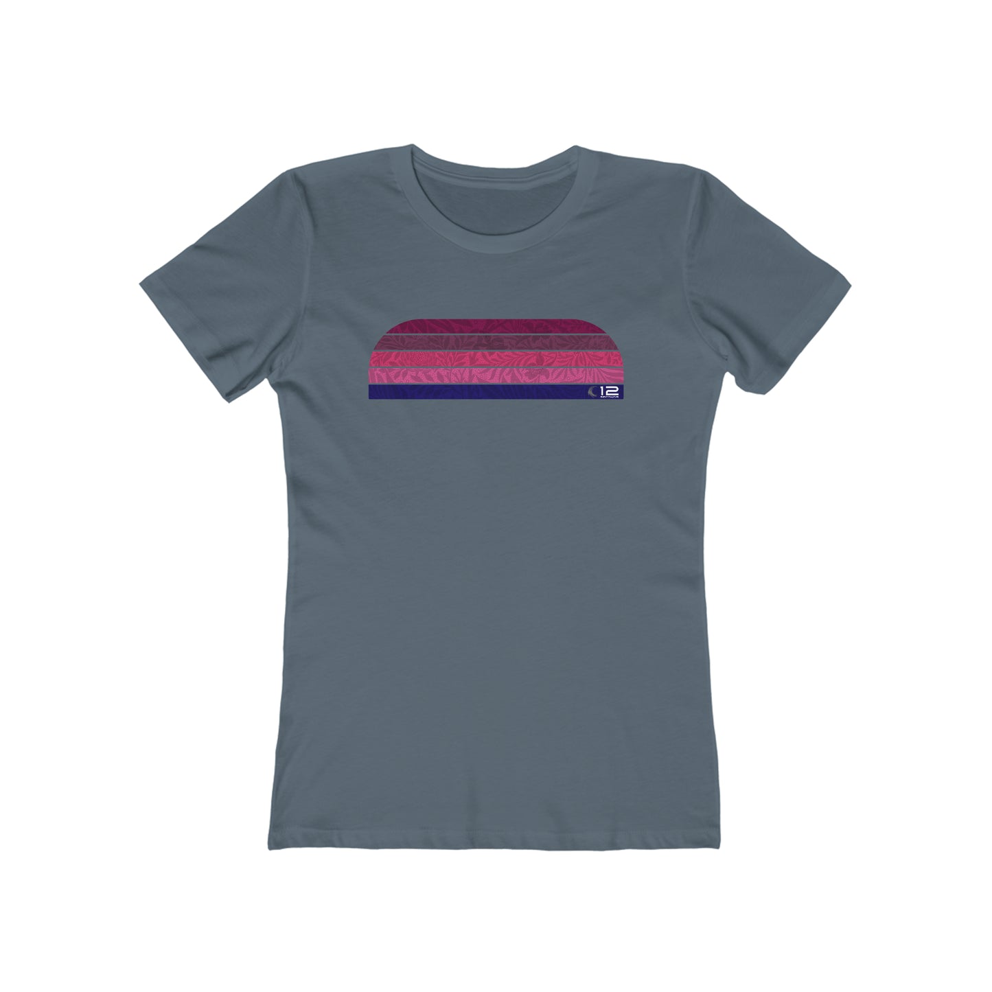 Women's The Boyfriend Tee - SUNSET LILAC WINE - 12 SECONDS APPAREL