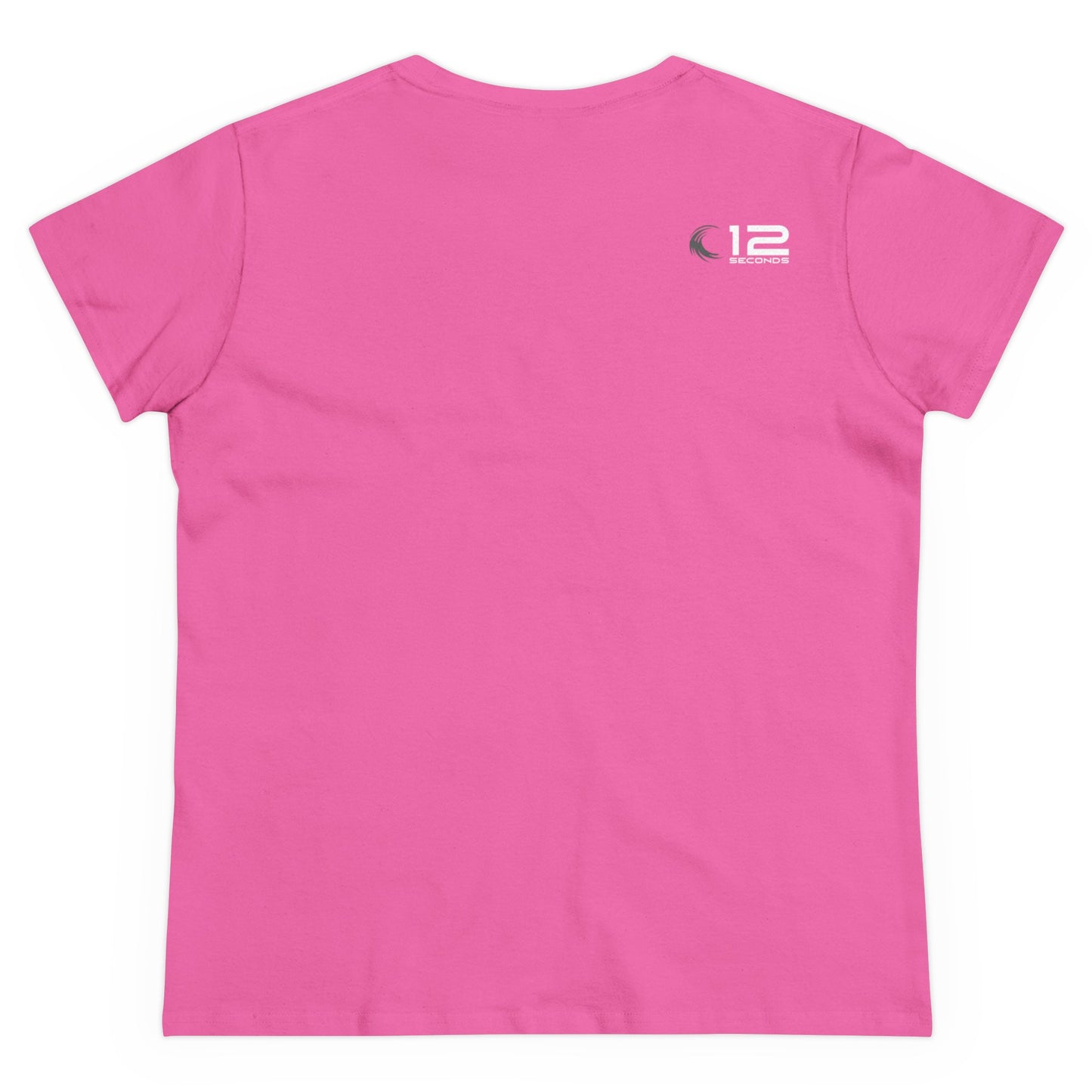 Women's Midweight Cotton Tee - OCEAN BEACH PINK LEMONADE - 12 SECONDS APPAREL