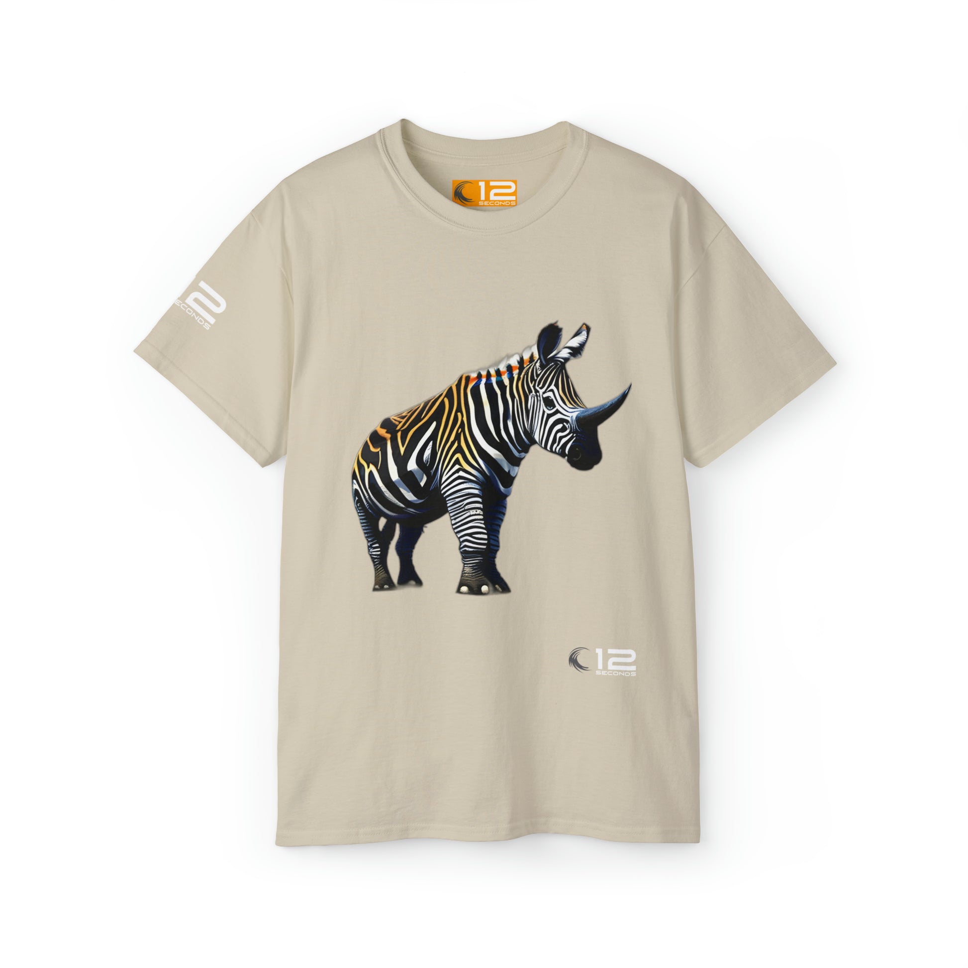 Unisex Ultra Cotton Tee - RHINO KWAGGA - 12 SECONDS APPAREL