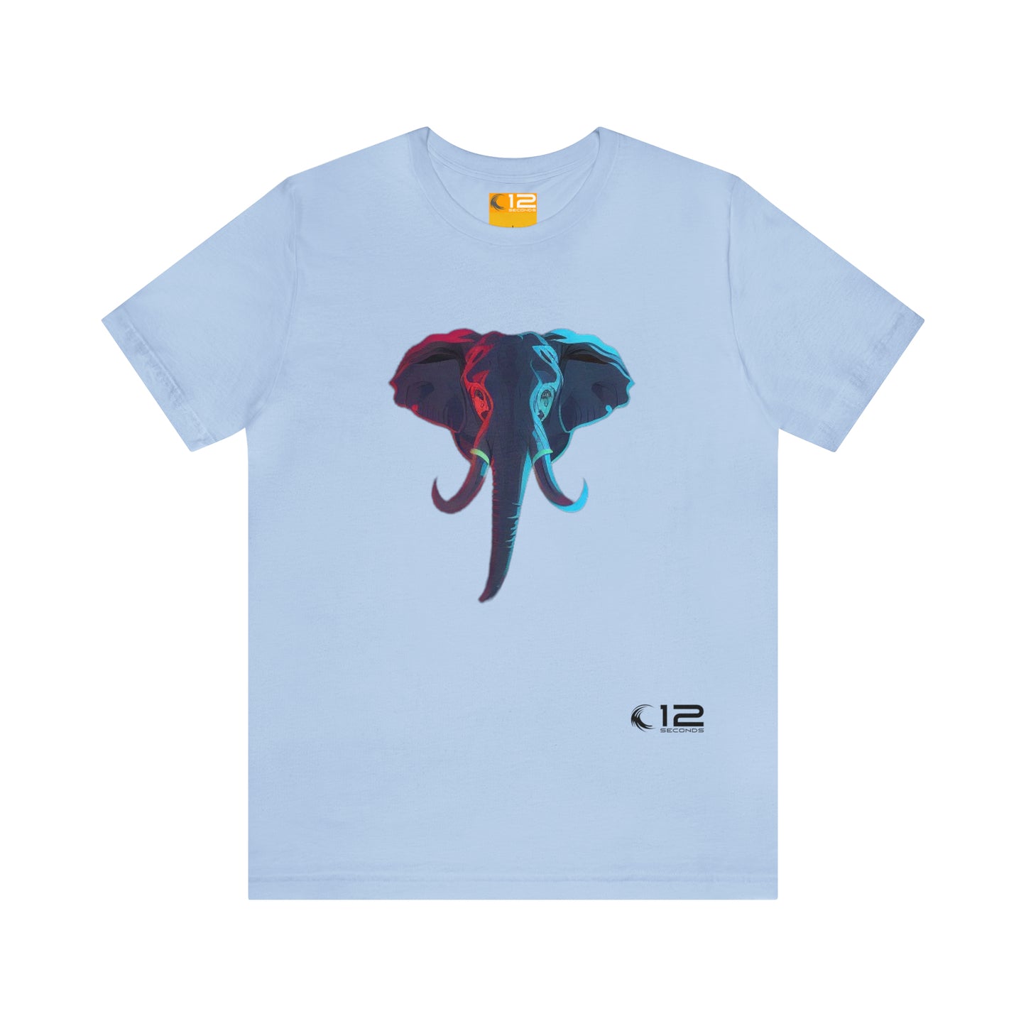 Jersey Short Sleeve Cotton Tee - Elephant - 12 SECONDS APPAREL