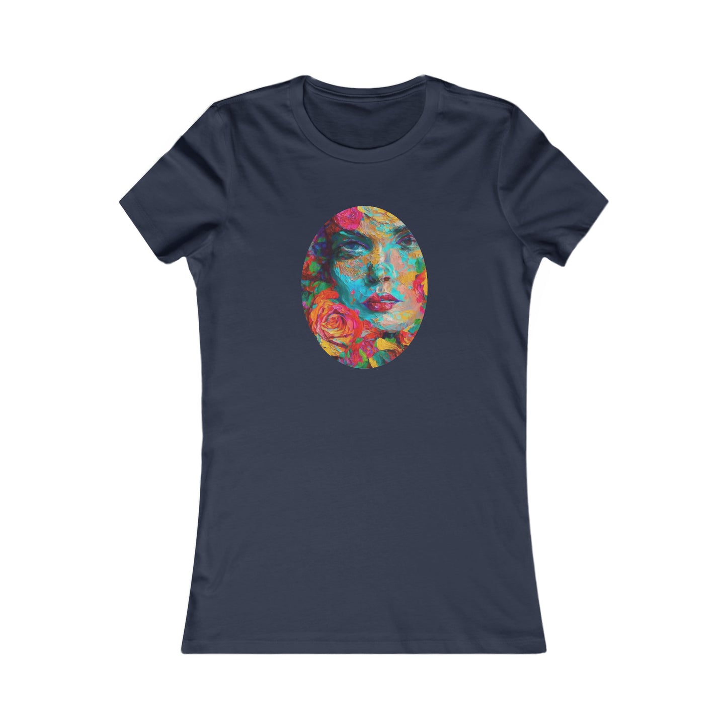 Women's Favorite Tee - ROSE PORTRAIT - 12 SECONDS APPAREL